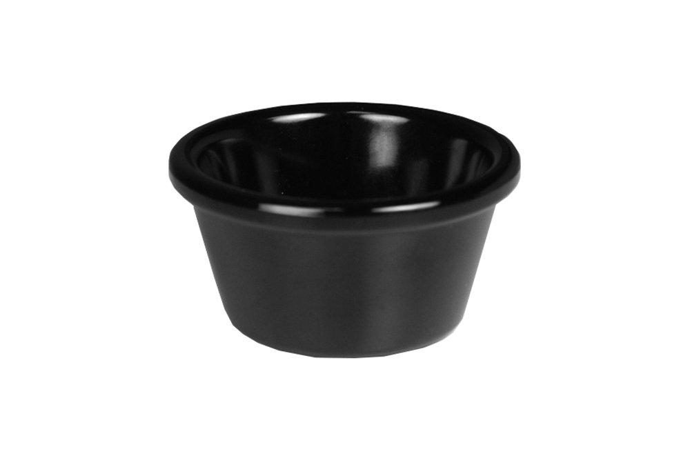 Plain Black Melamine Ramekin 42ml