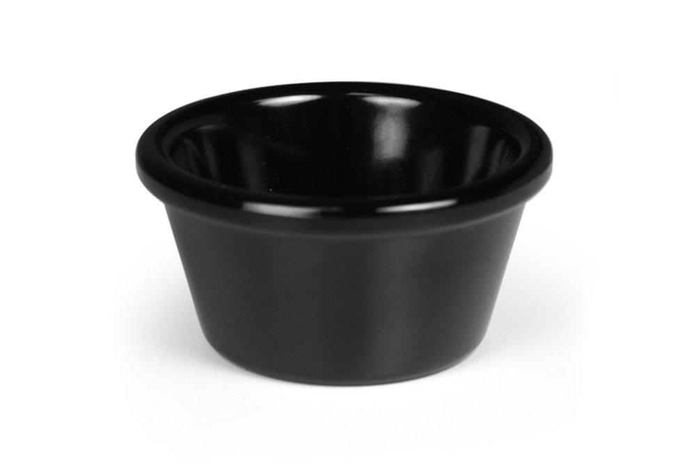 Plain Black Melamine Ramekin 57ml