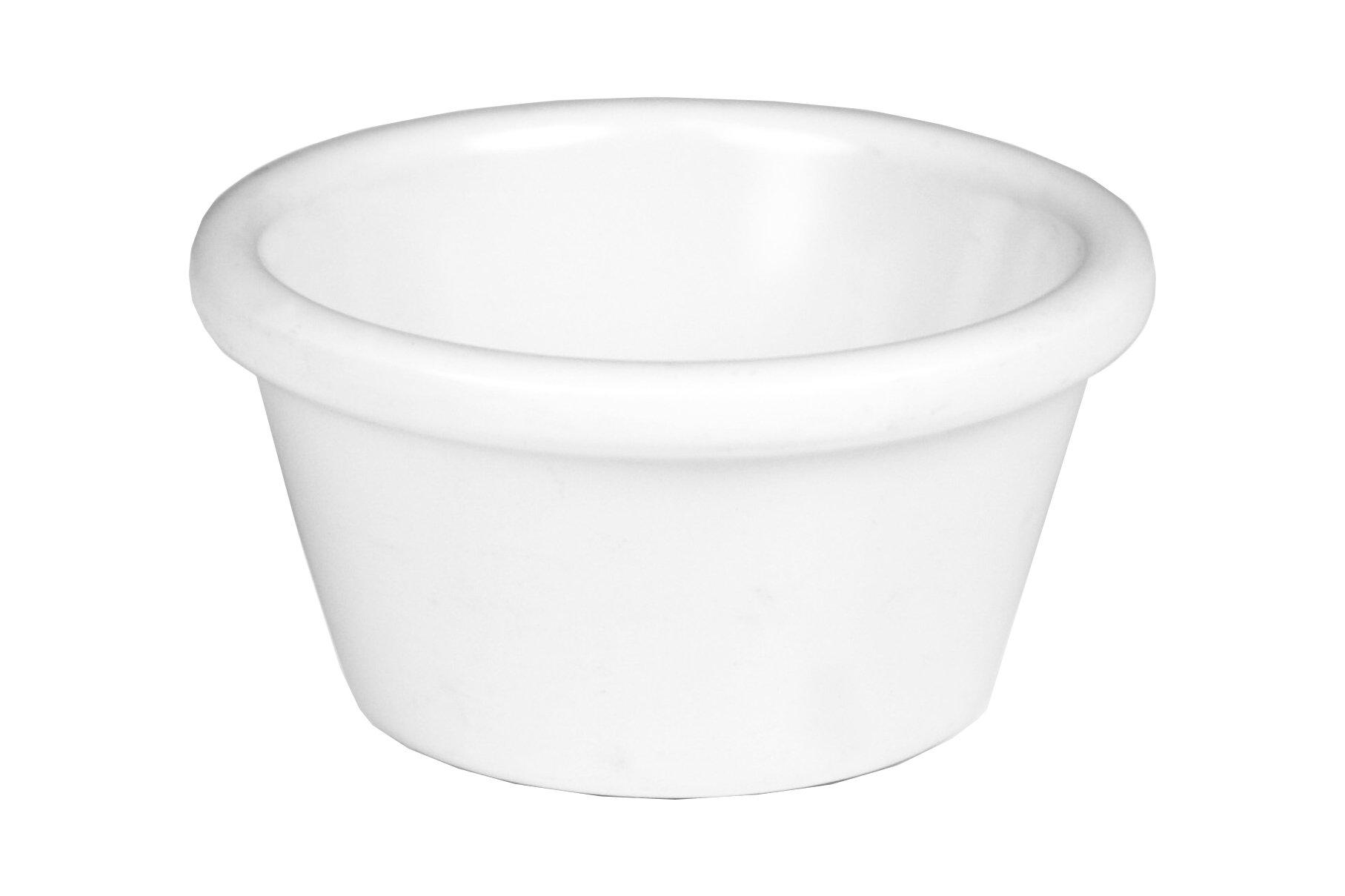 Plain White Melamine Ramekin 57ml