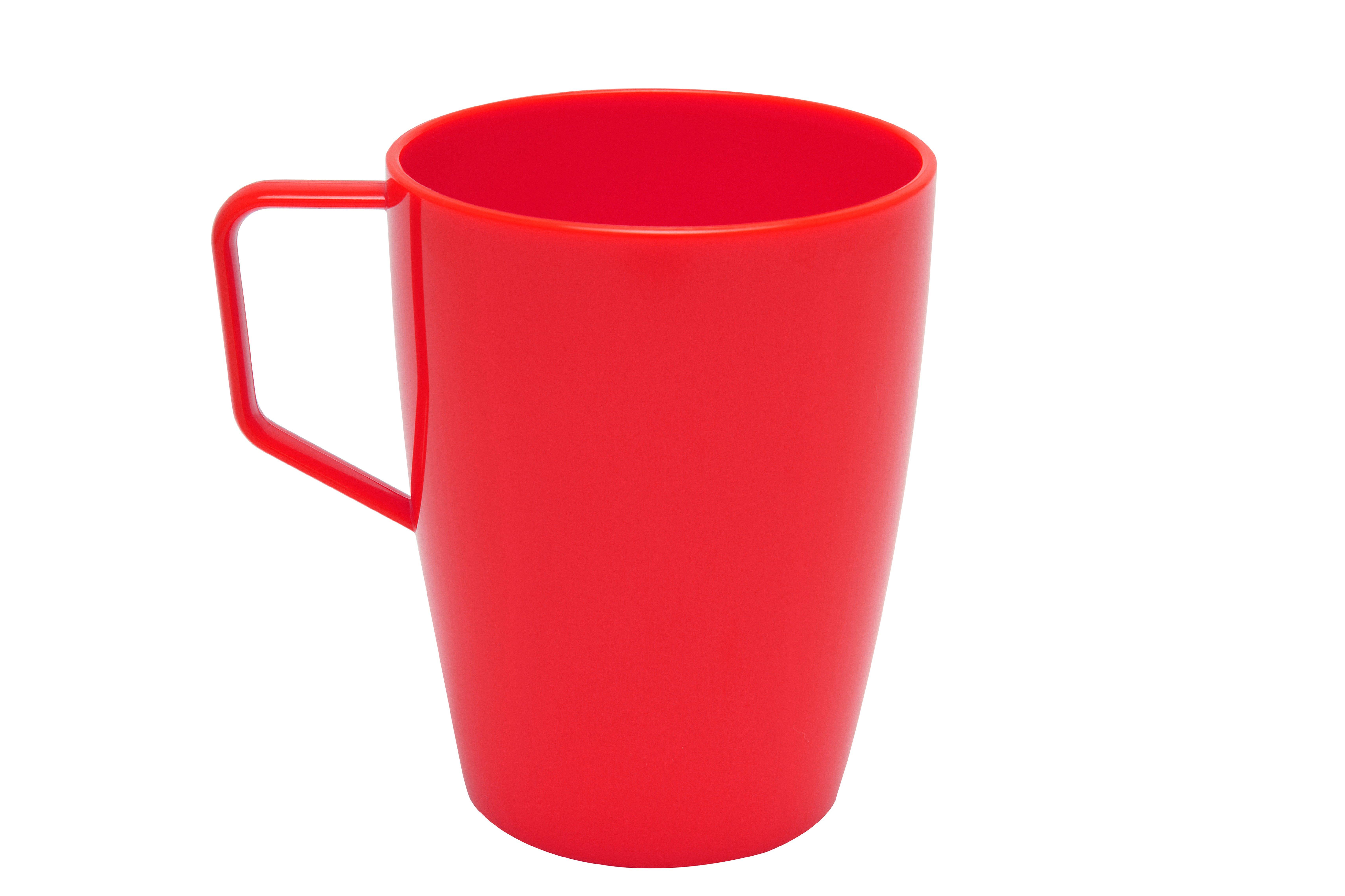 Harfield Red Handled Polycarbonate Beaker 280ml