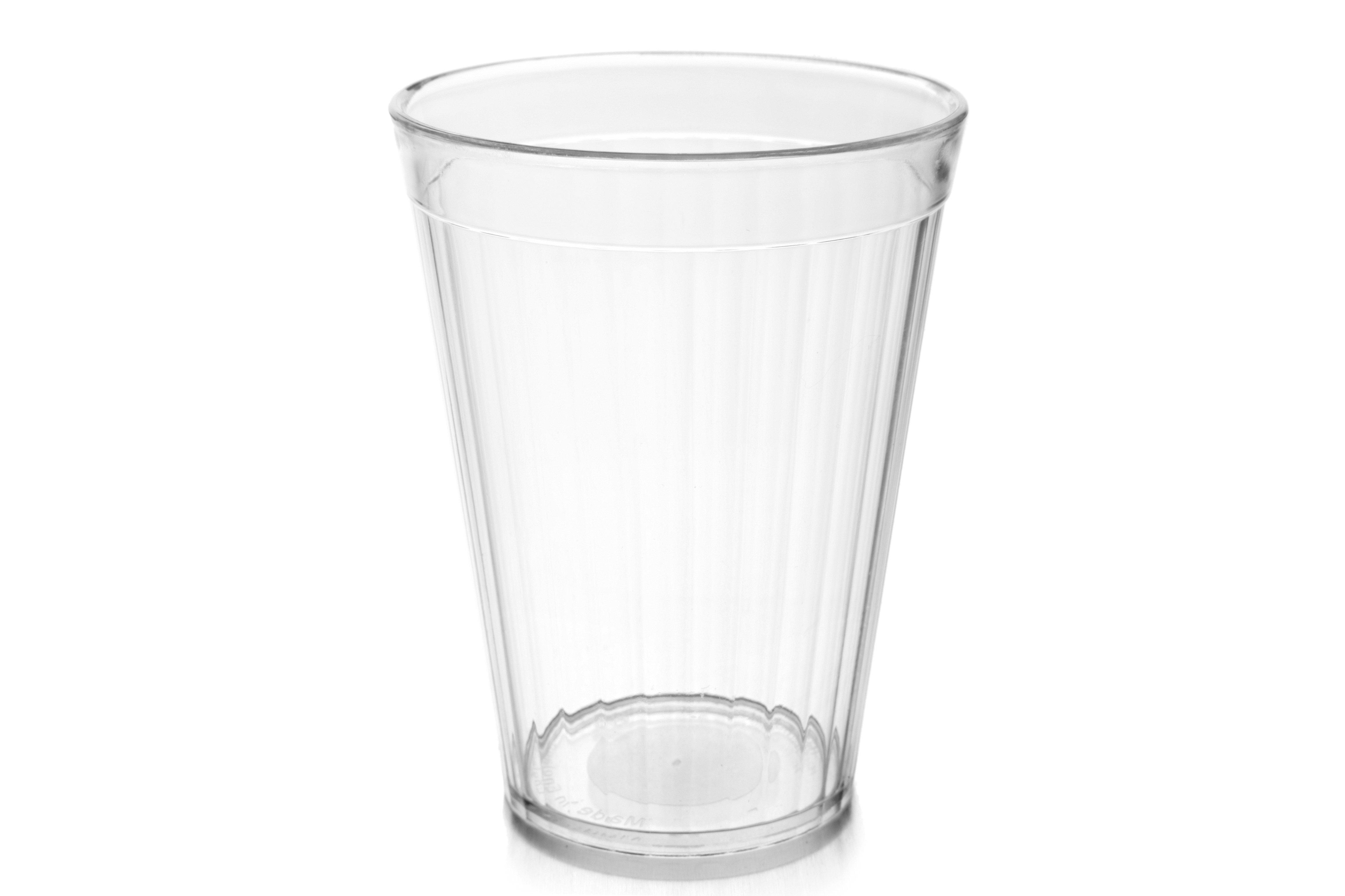 Harfield Clear Fluted Polycarbonate Tumbler 200ml