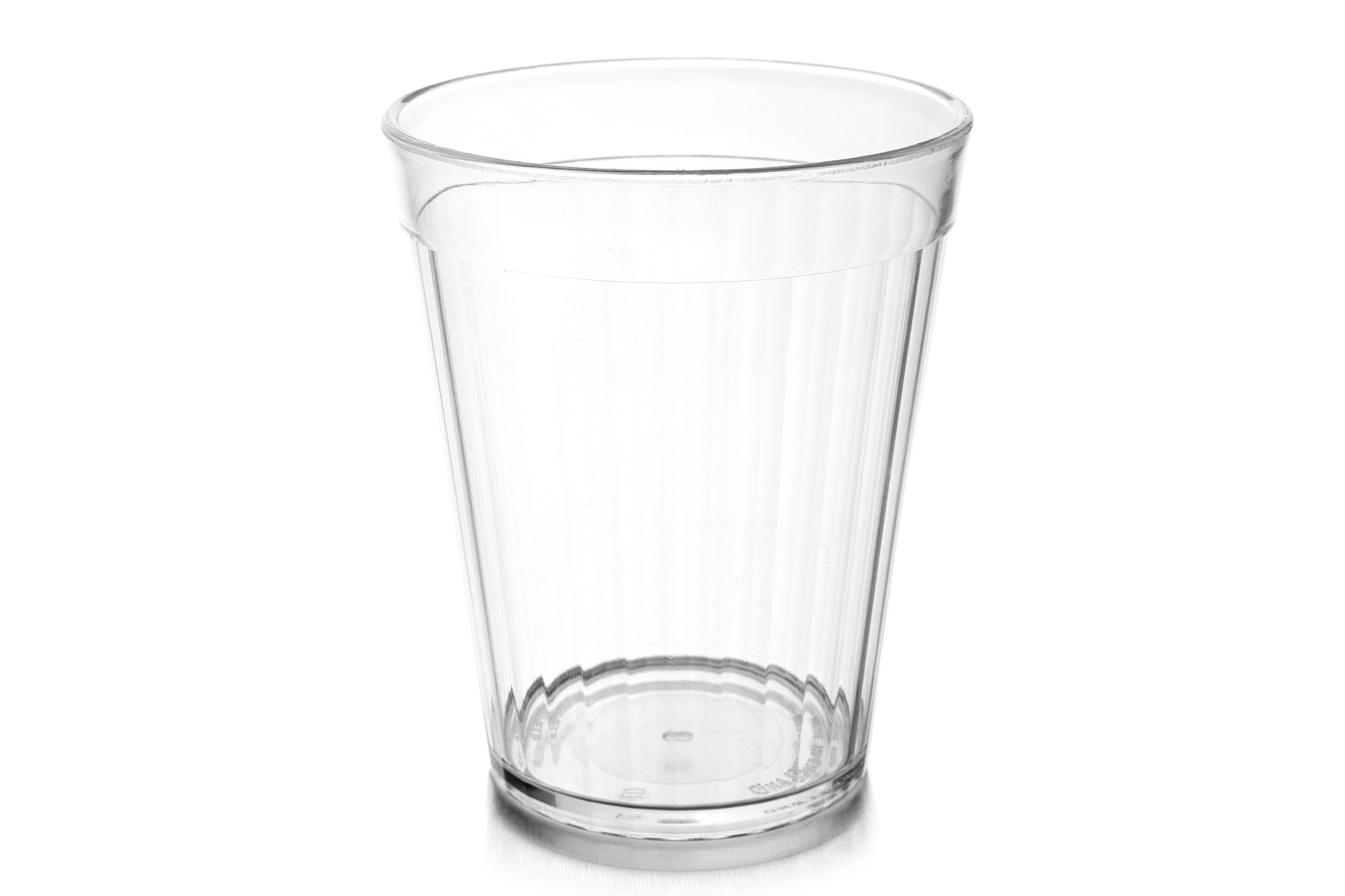 Harfield Clear Fluted Polycarbonate Tumbler 150ml