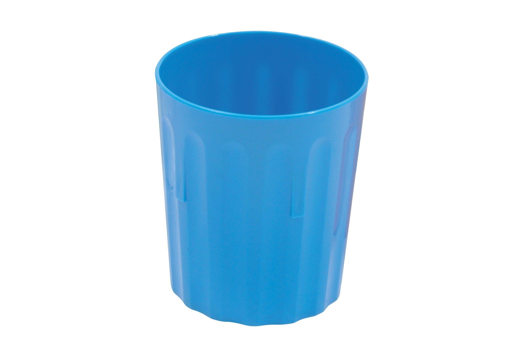 Harfield Blue Fluted Polycarbonate Tumbler 227ml