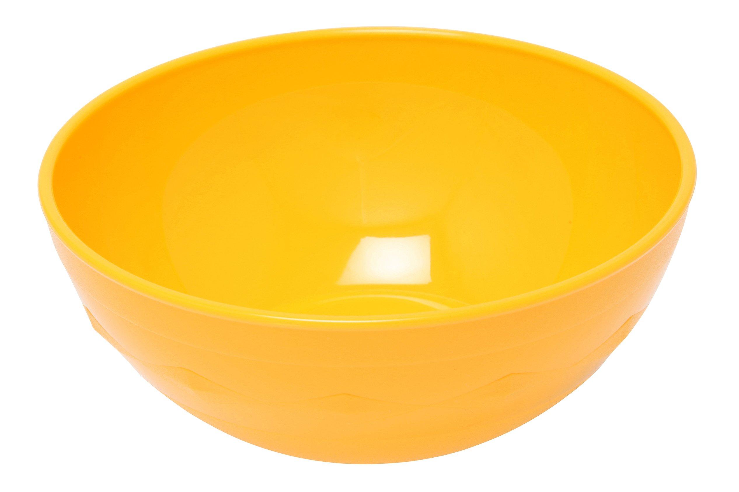 Harfield Yellow Round Polycarbonate Bowl 10cm