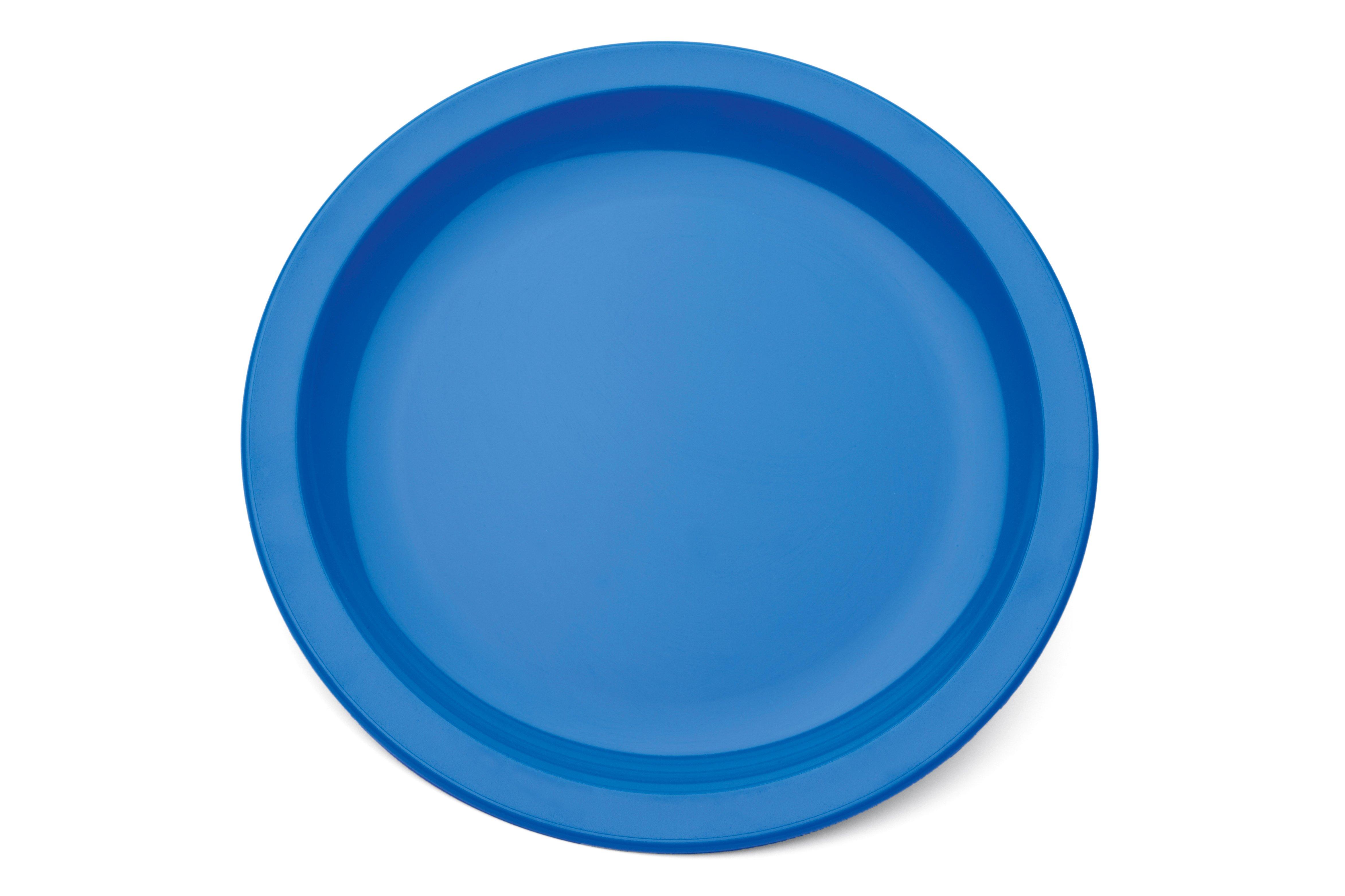 Harfield Blue Narrow Rimmed Polycarbonate Plate 23cm