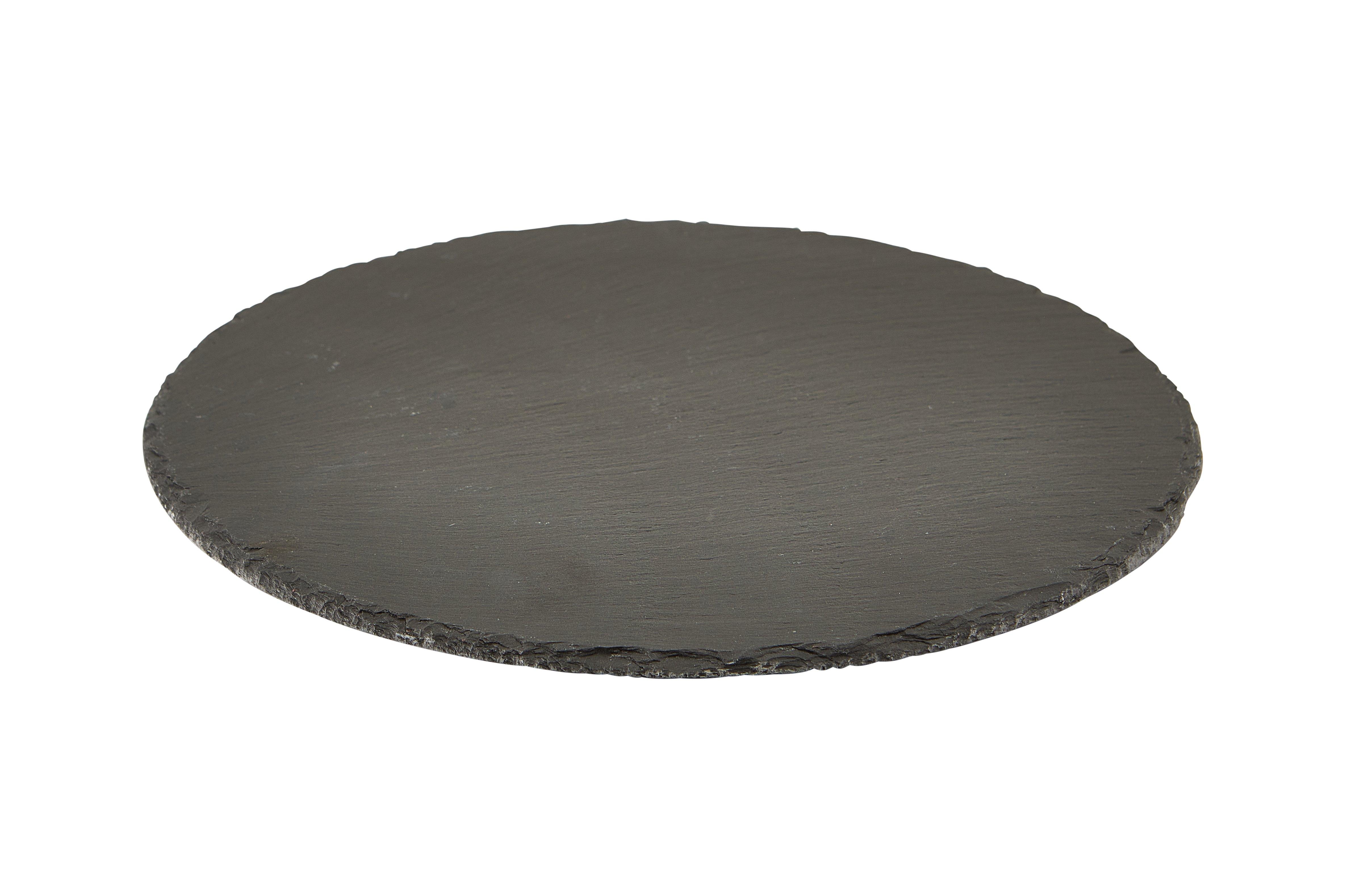 Natural Edge Round Slate 30cm