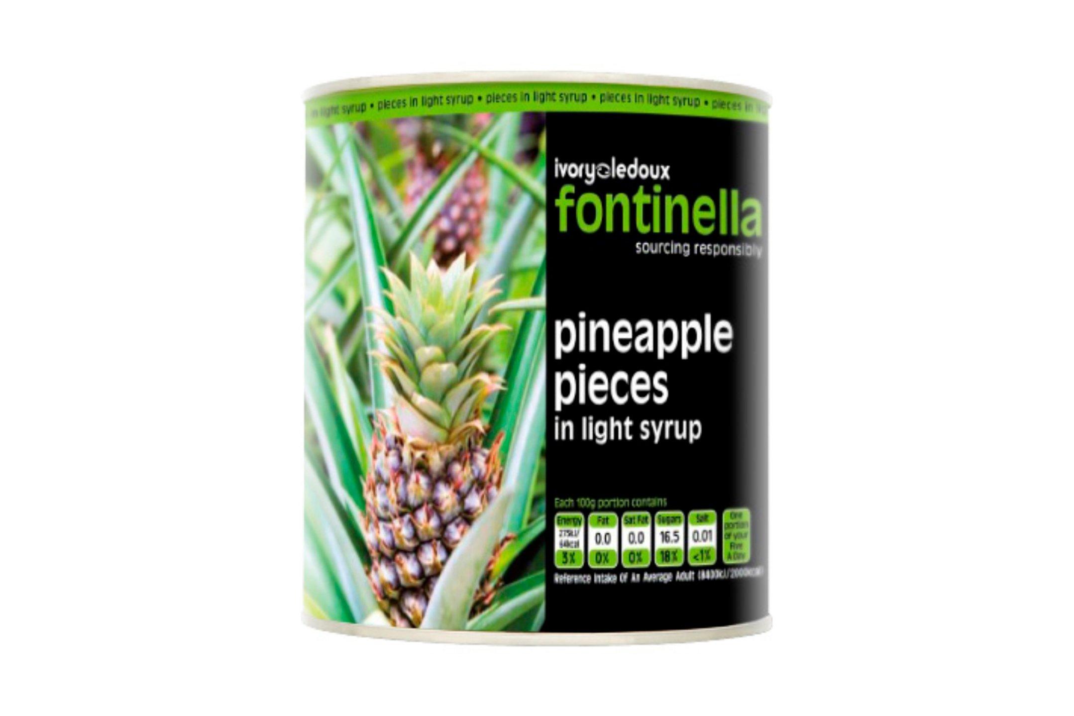 Fontinella Pineapple Pieces in Syrup
