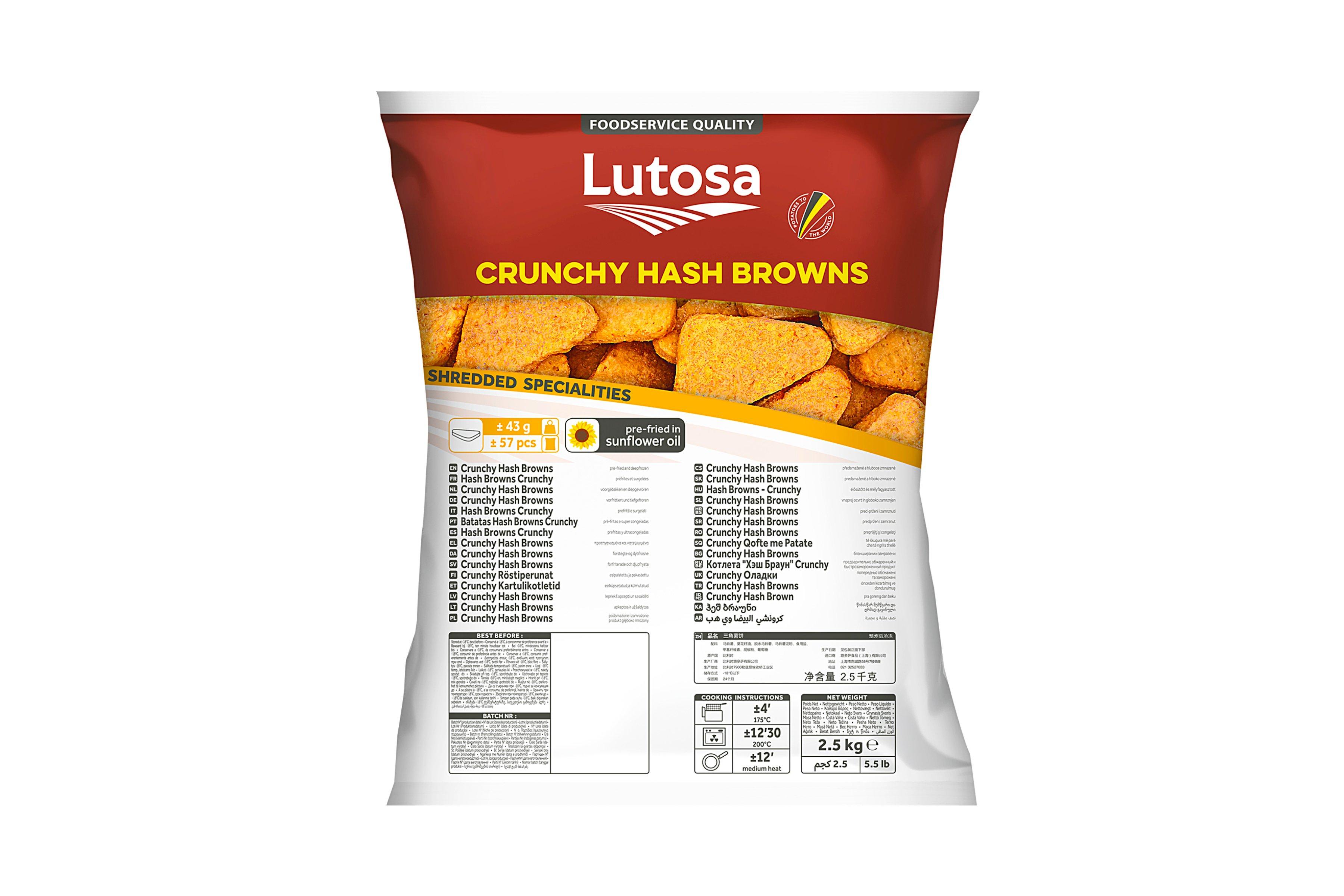 Lutosa Triangular Hash Brown