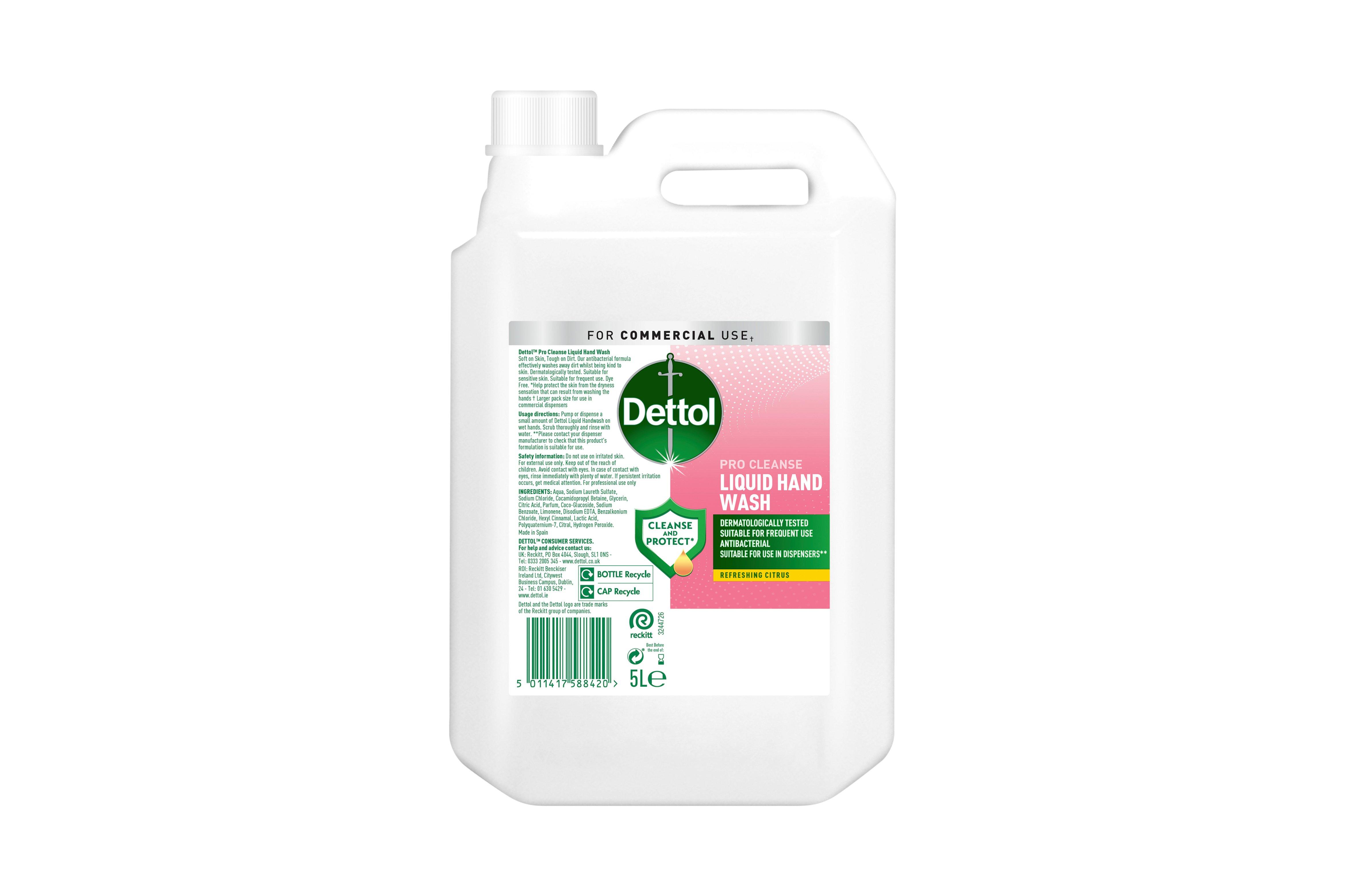 Dettol Professional Antibacterial Hand Soap Refill - 5L