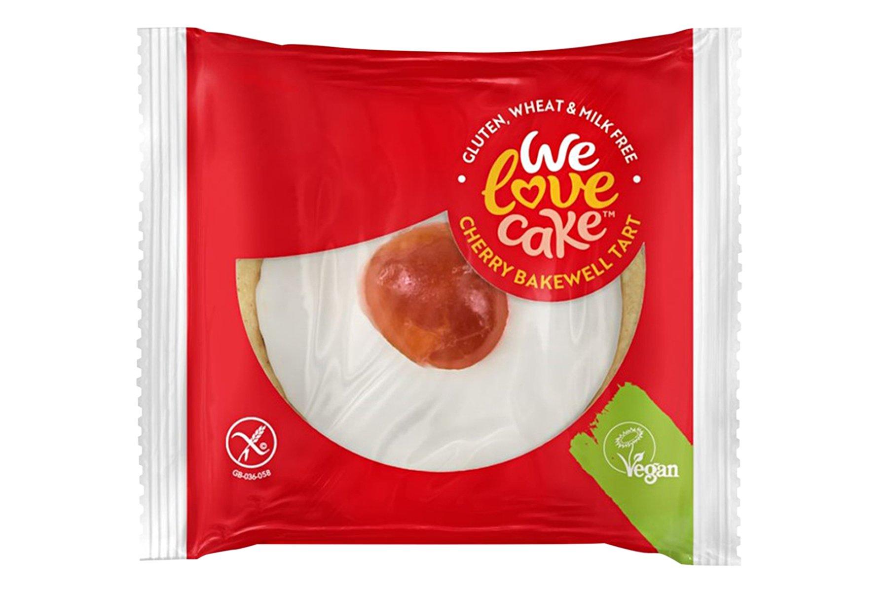 We Love Cake Gluten Free & Vegan Cherry Bakewell Tart