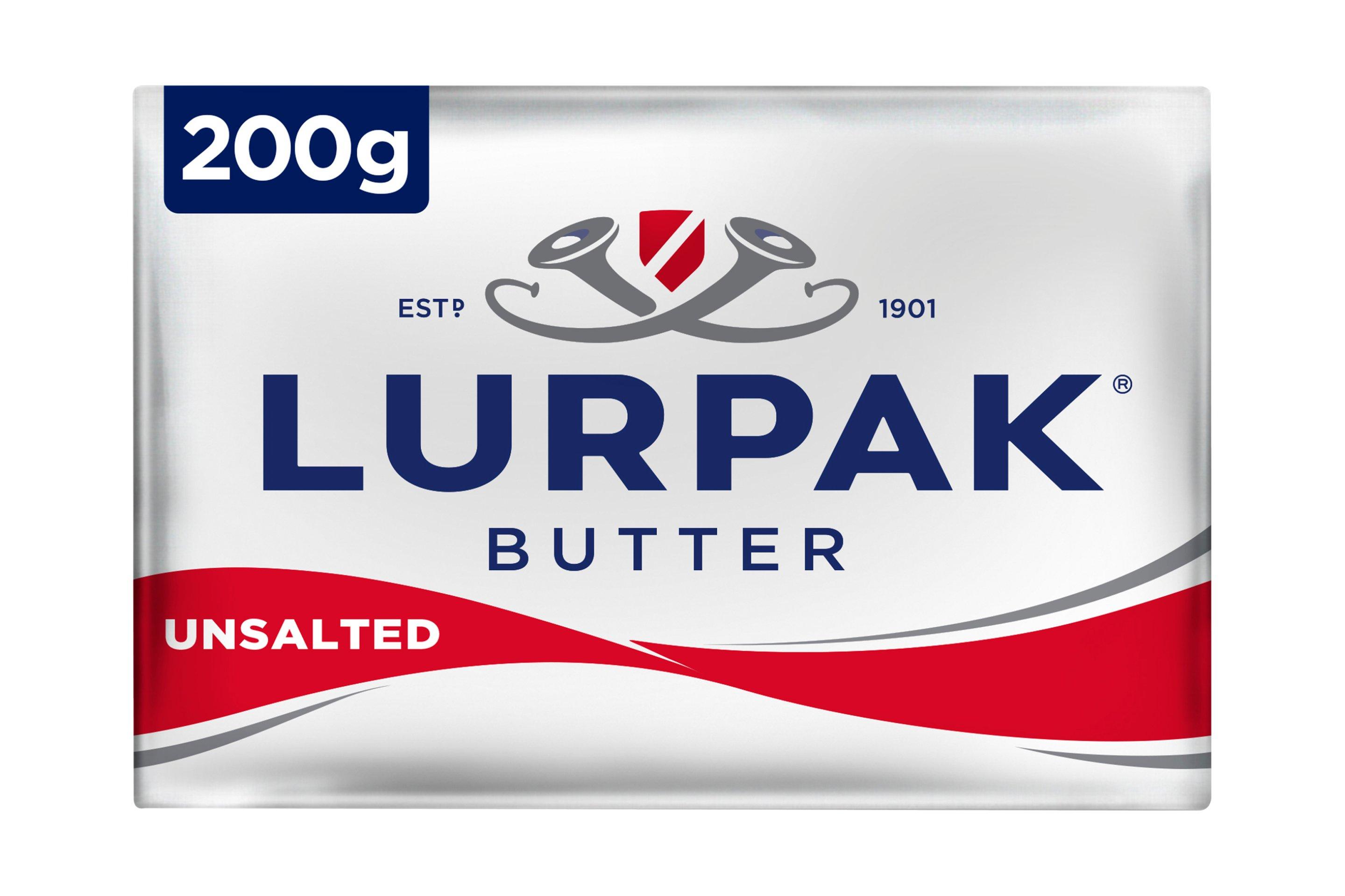 Lurpak Unsalted Butter    20x200g
