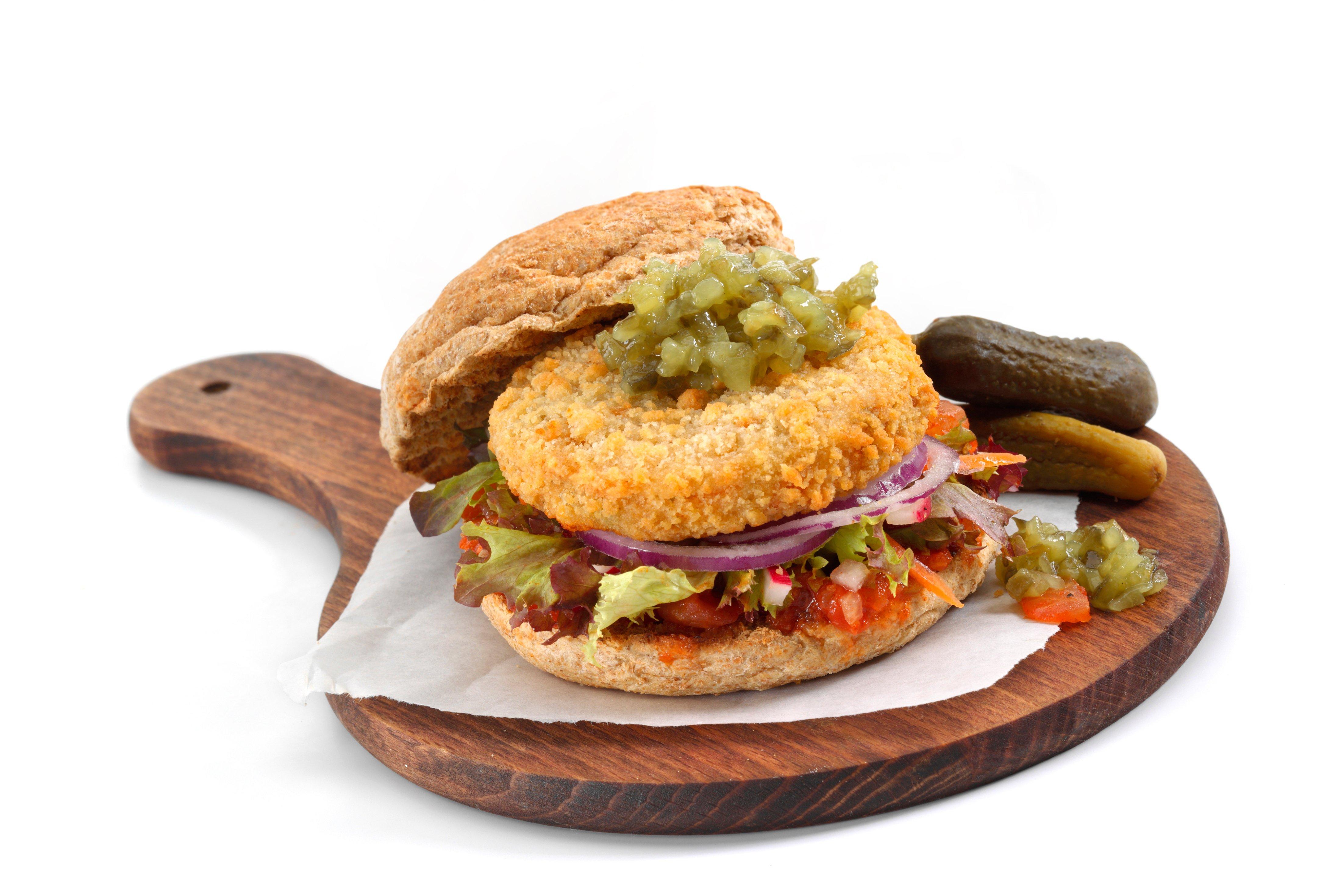 Sysco Essentials Crispy Crumbed Vegetable Burger