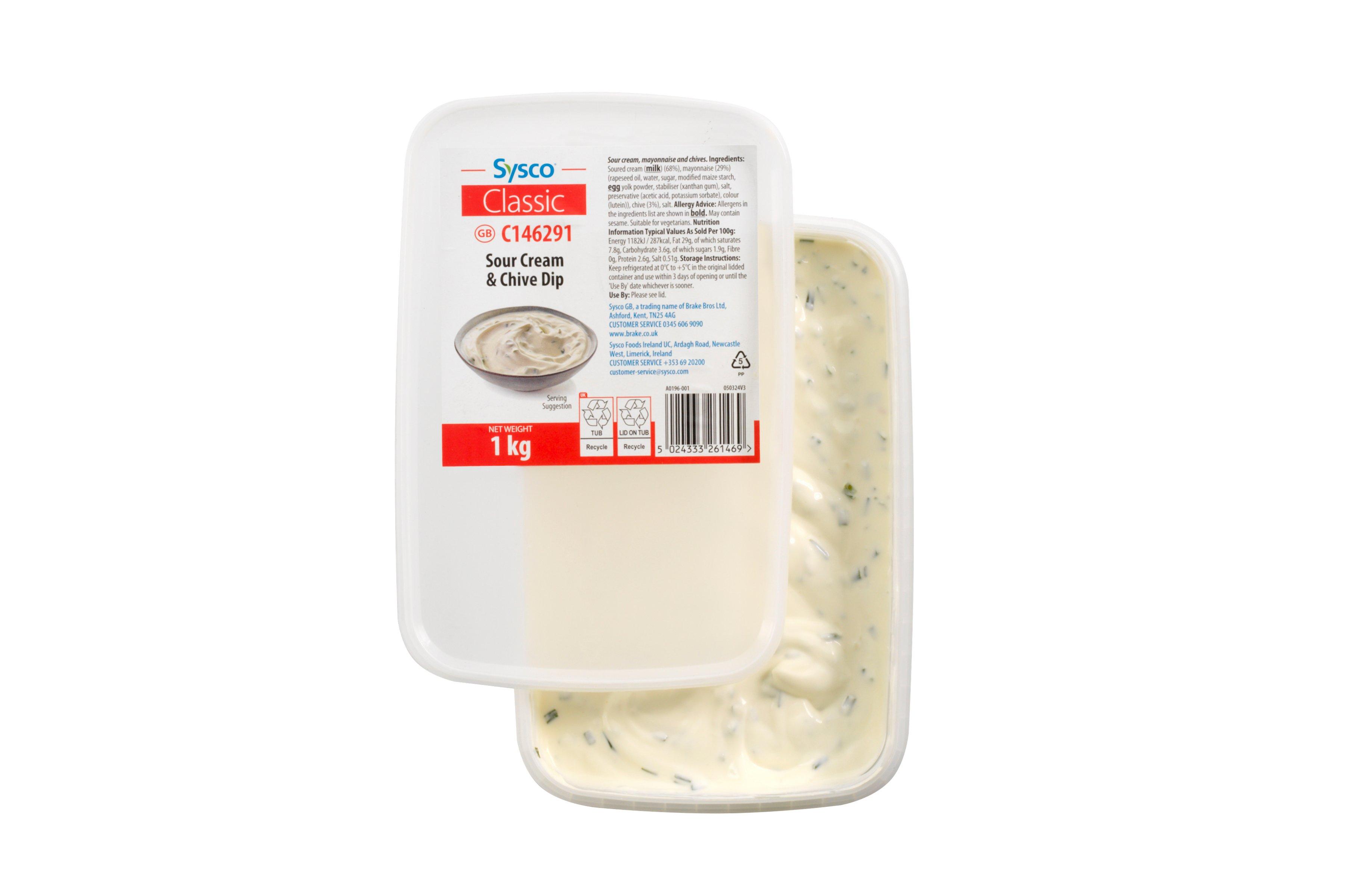 Sysco Classic Sour Cream & Chive Dip