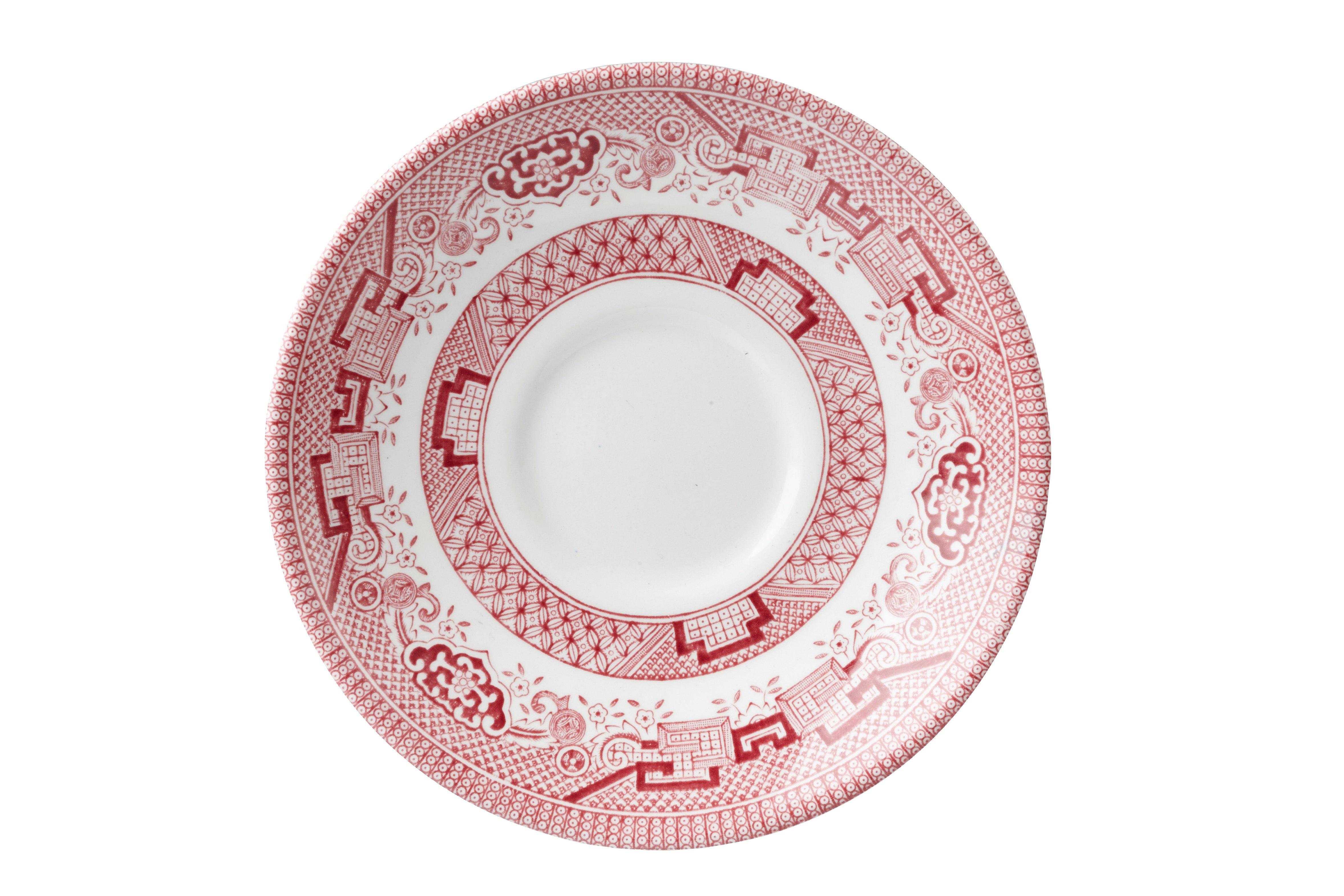 Churchill Cranberry Willow Georgian Saucer