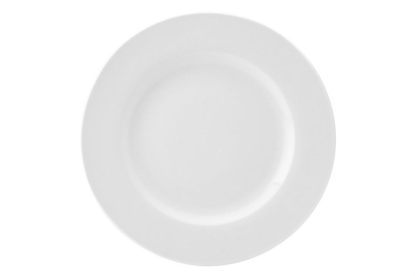 Utopia Pure White Wide Rim Plate 27cm