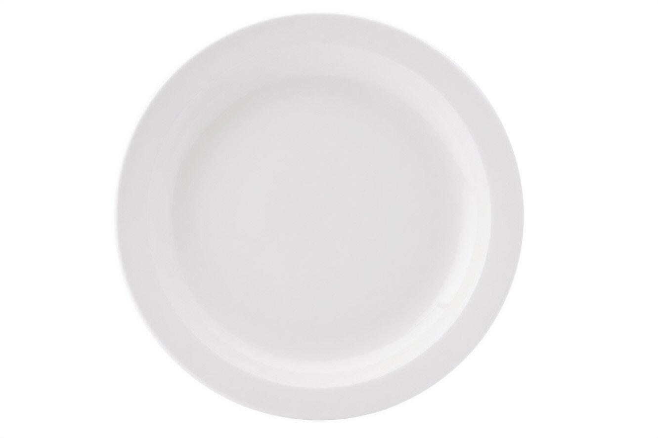 Utopia Pure White Narrow Rim Plate 25.4cm