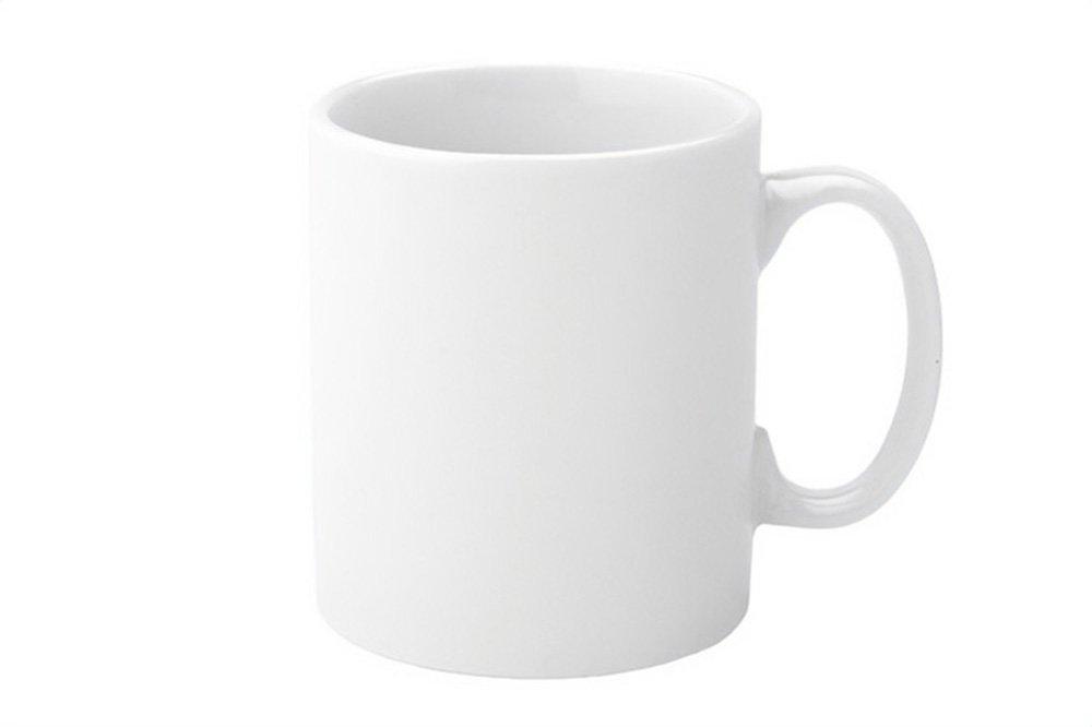 Utopia Pure White Economy Straight-Sided Mug
