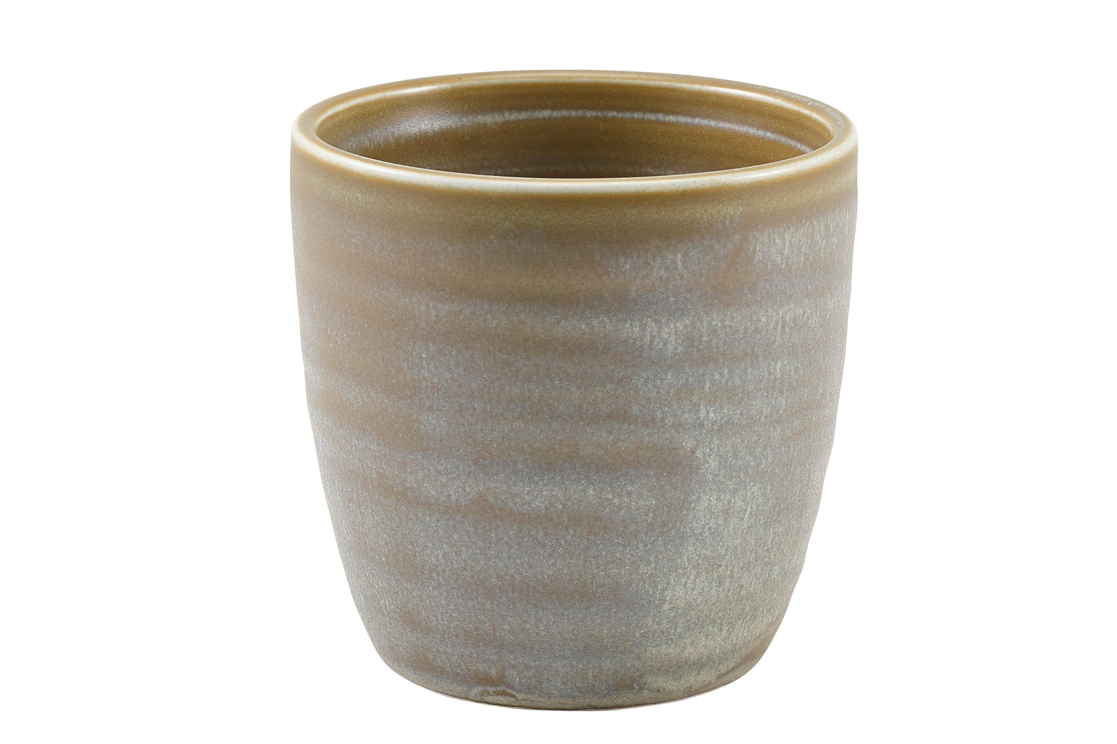 GenWare Matt Grey Terra Porcelain Chip Cup 8.7cm