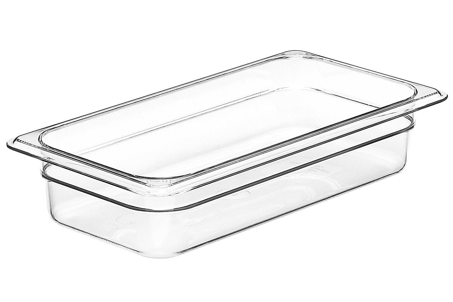 Clear Polycarbonate Container GN 1/3 x 6.5cm