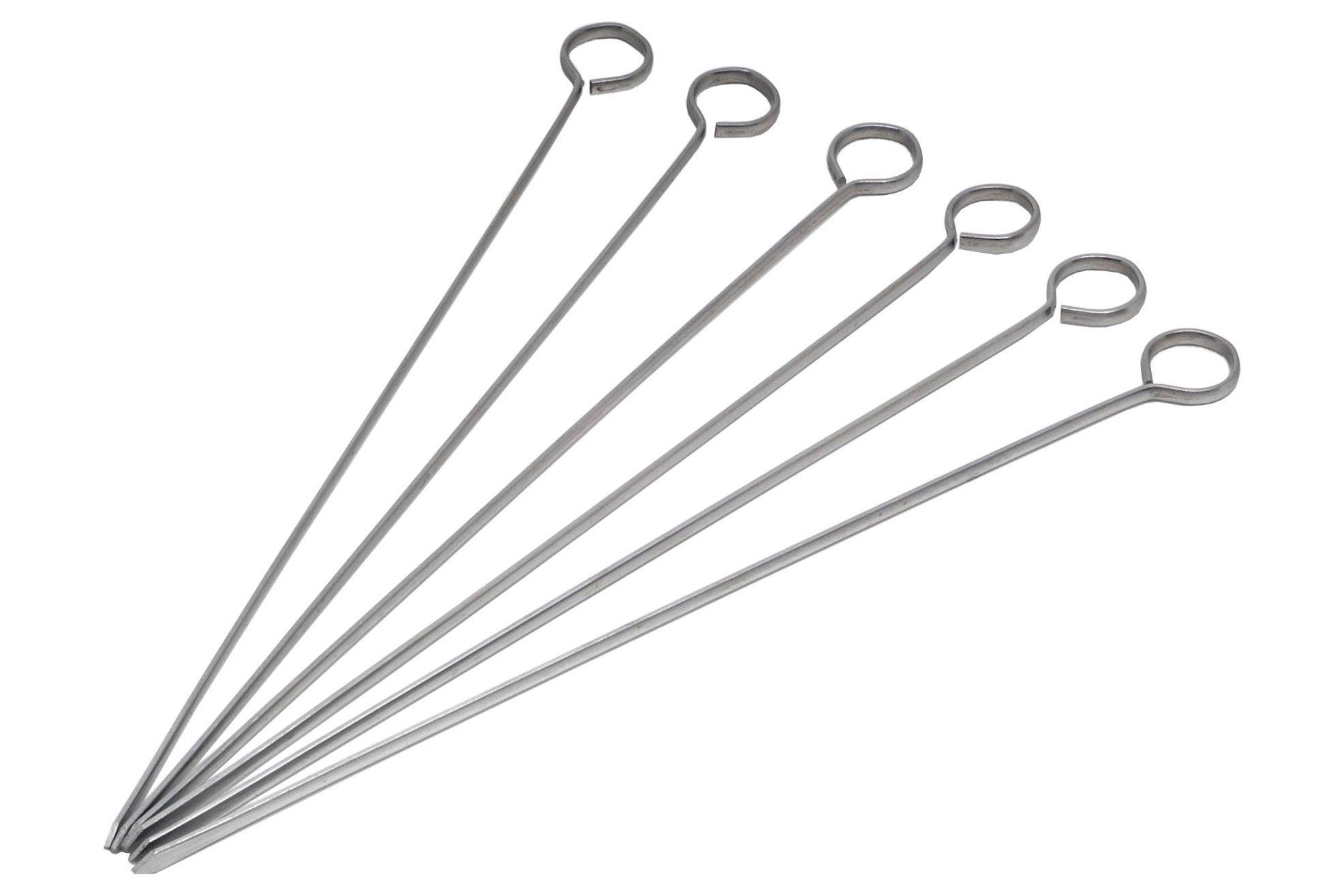 Stainless Steel 30cm Meat Skewers