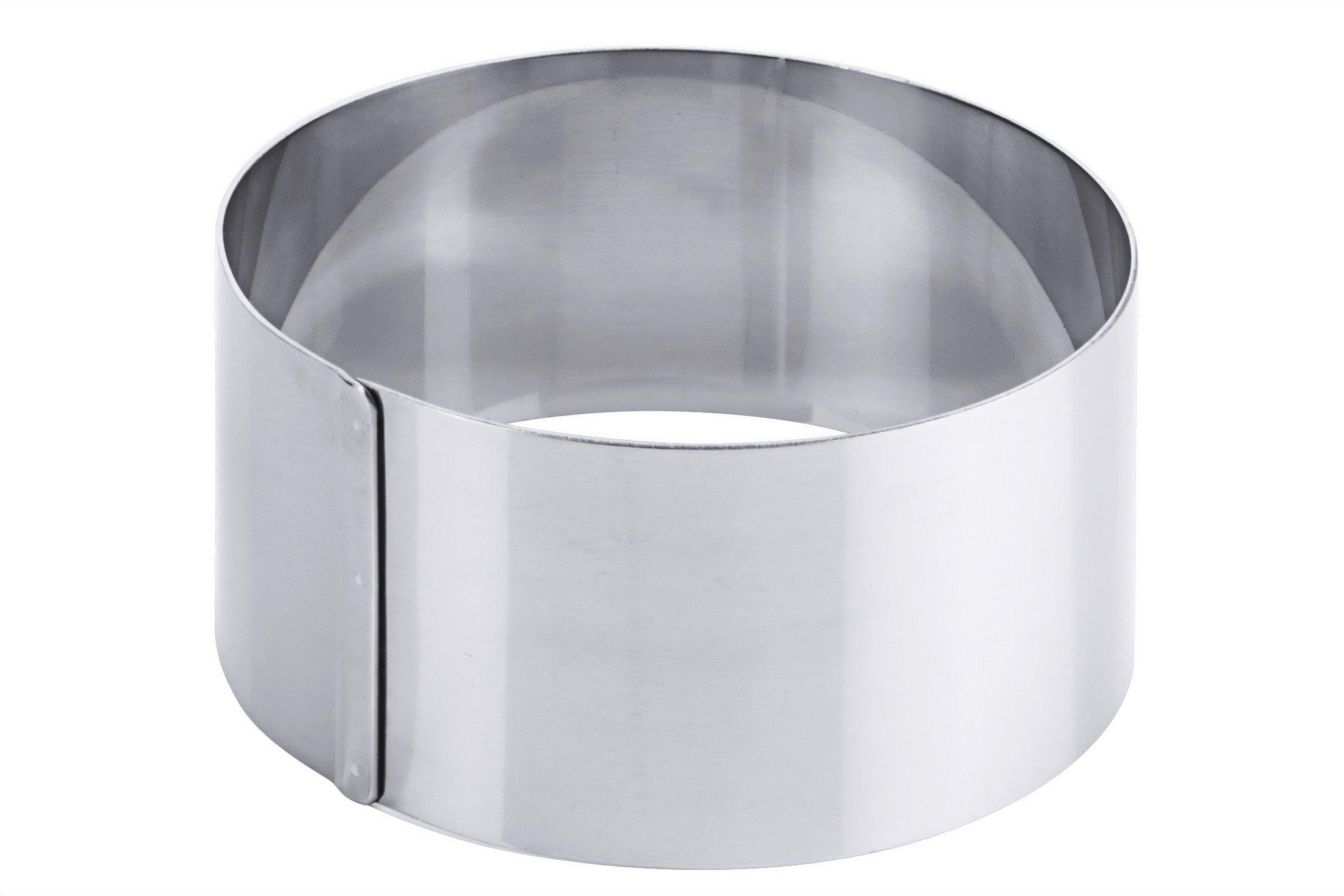 Stainless Steel Mousse Ring 12x6cm