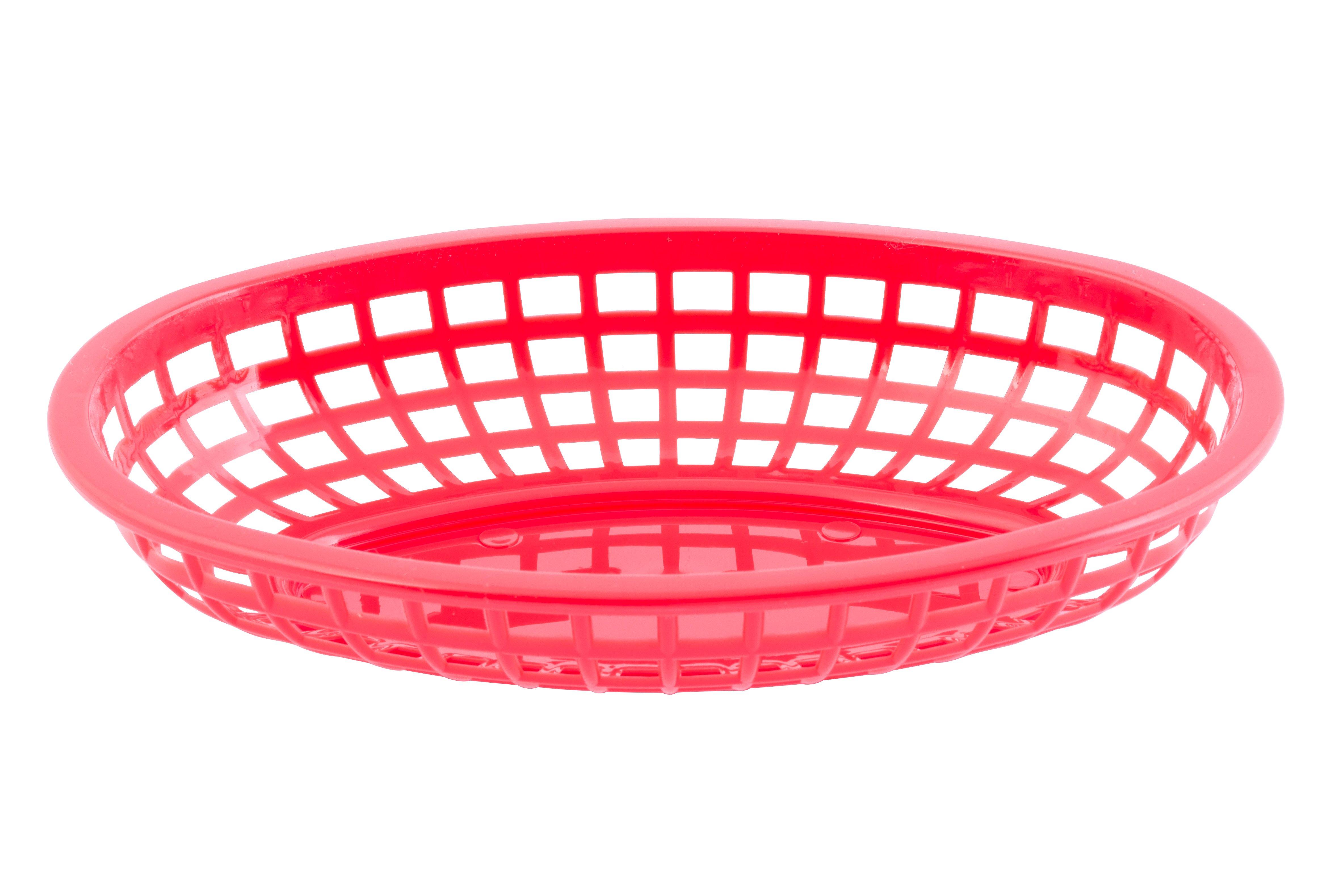 Red Oval Basket