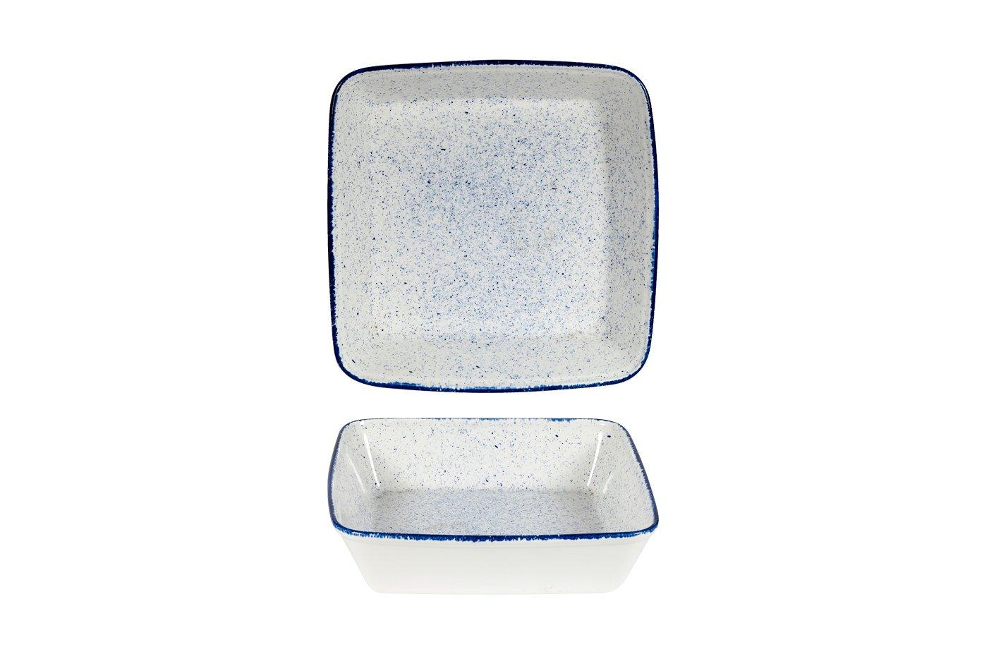 Churchill Indigo Blue Counter Serve Square Baking Dish 25x25x6.2cm