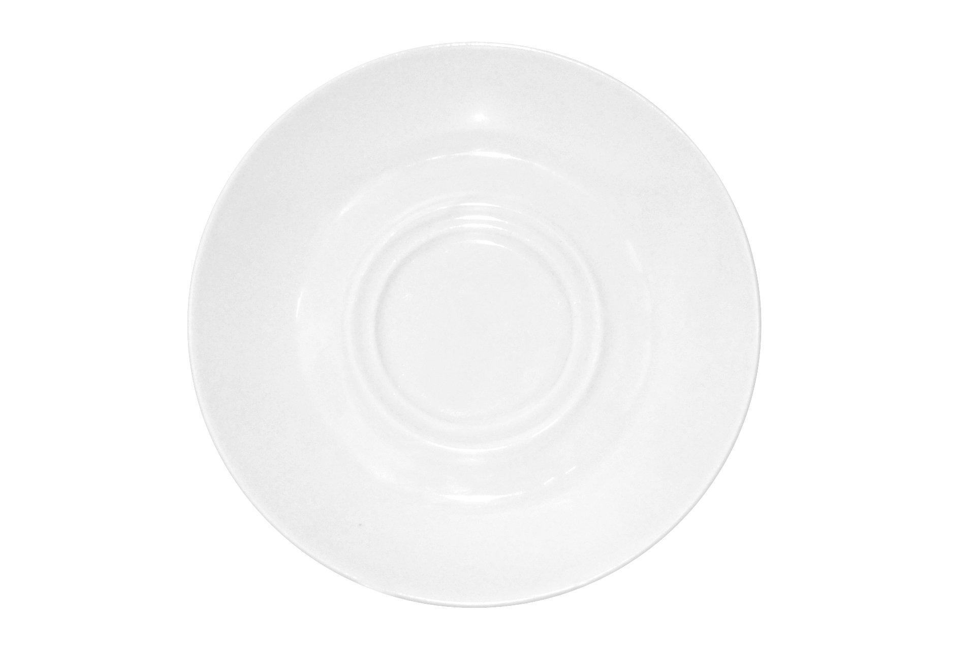 Churchill White Caf� Saucer 16.5cm 1x24
