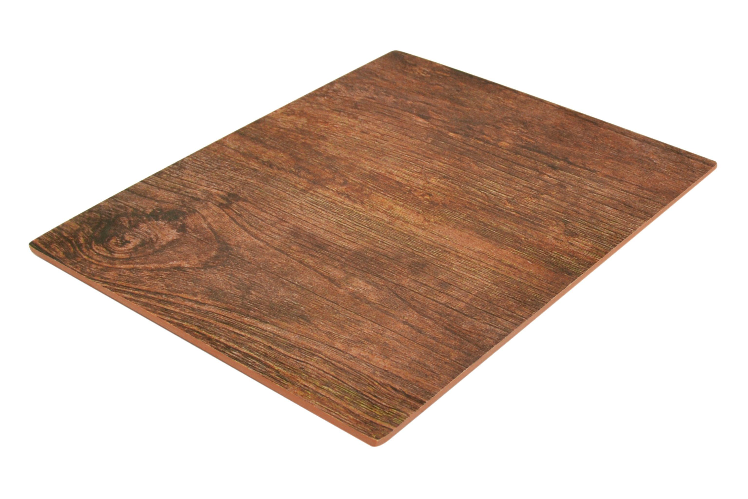 Dalebrook Rustic Wood Effect Melamine Platter 1/2 GN