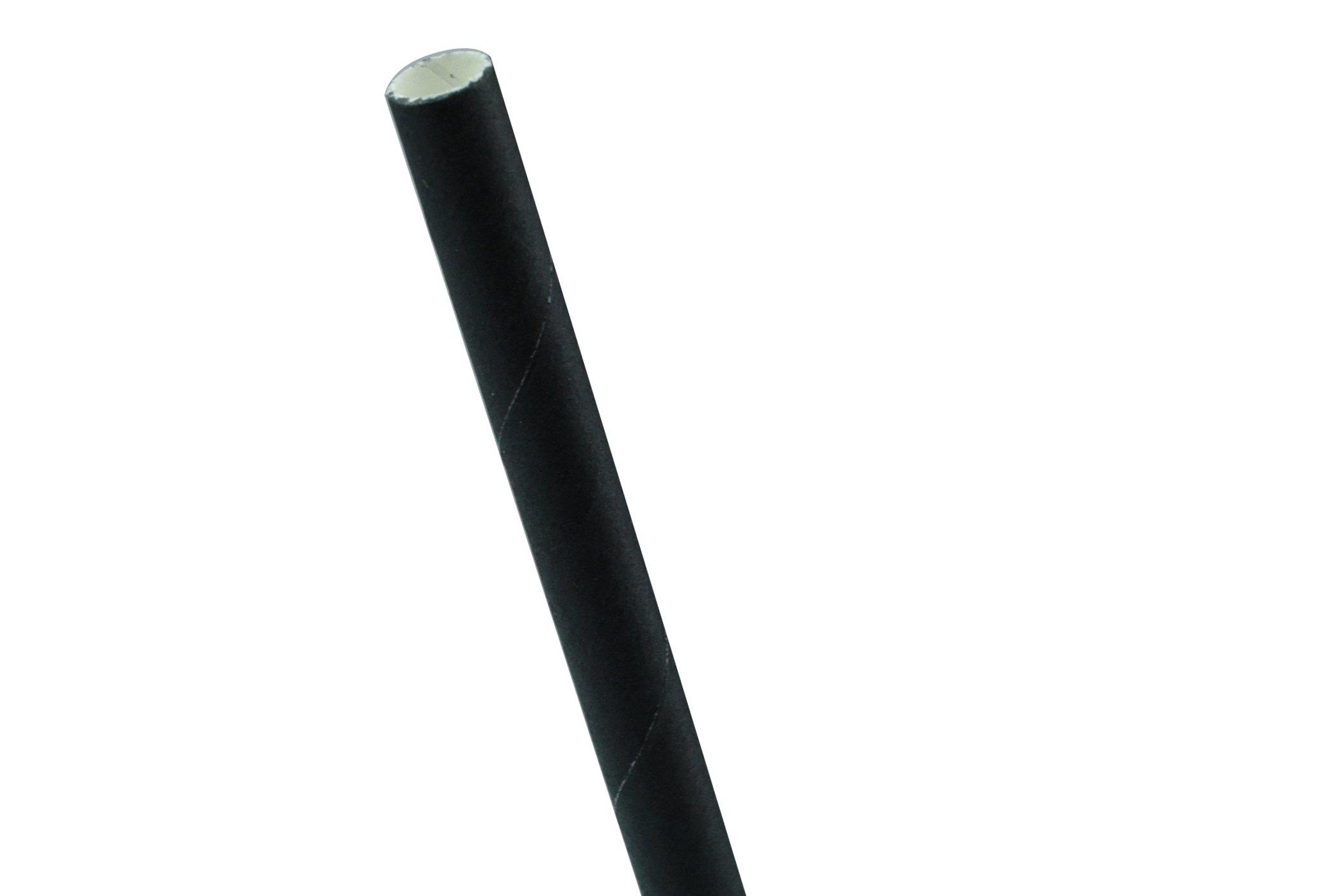 Black Paper Cocktail Straw