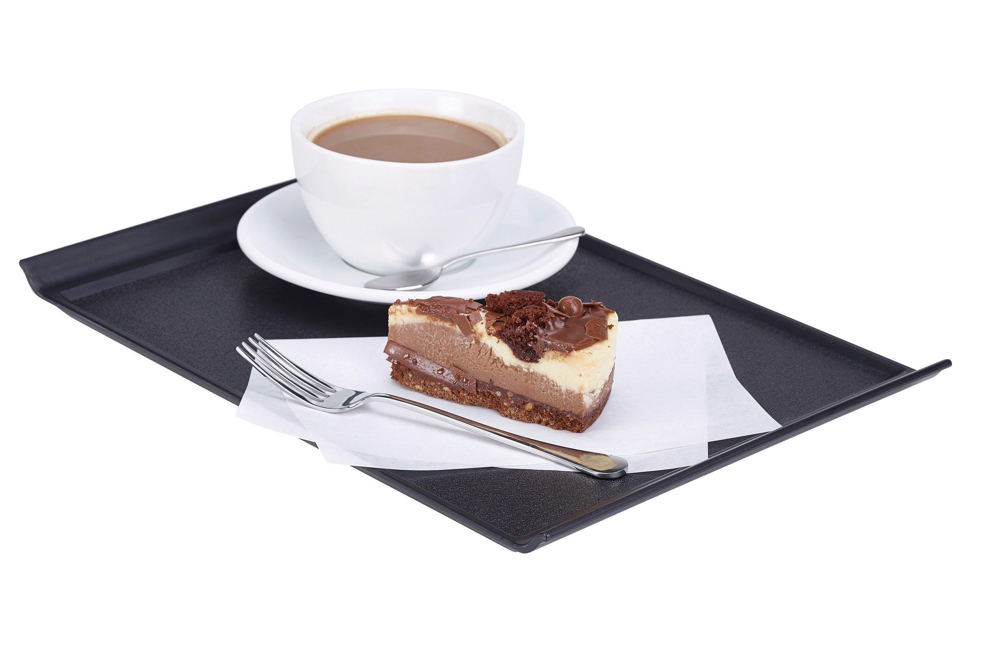 Black Luna Serving Tray 35x25cm