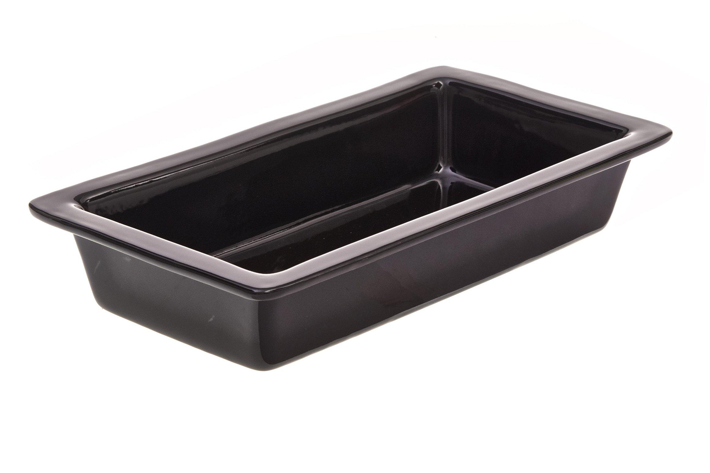 Primeware Black Ceramic 1/3 GN 60mm deep