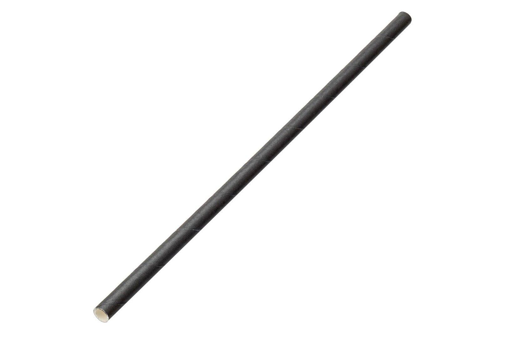 Black Paper Straws 20cm