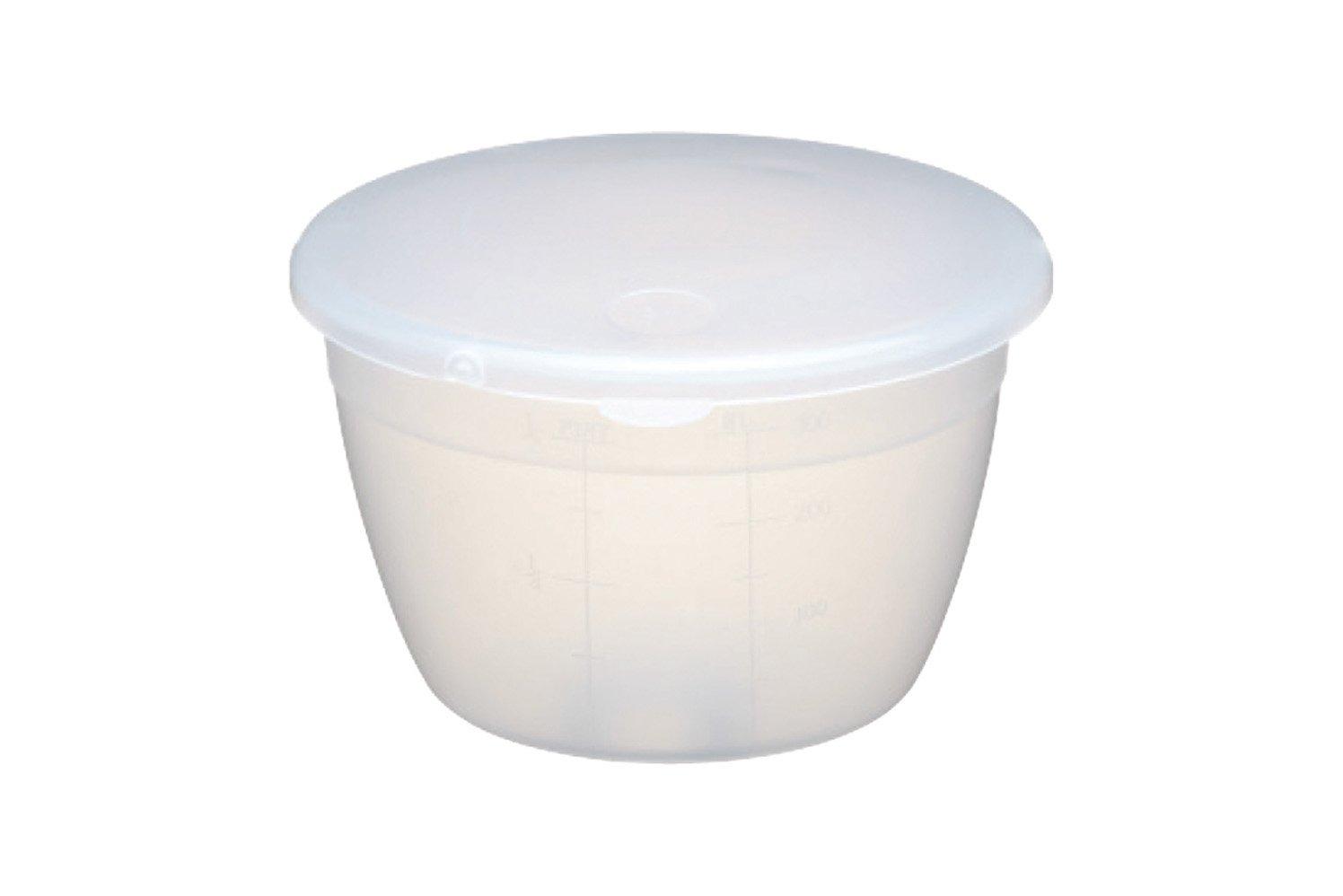 Plastic Pudding Bowl & Lid 0.275ltr