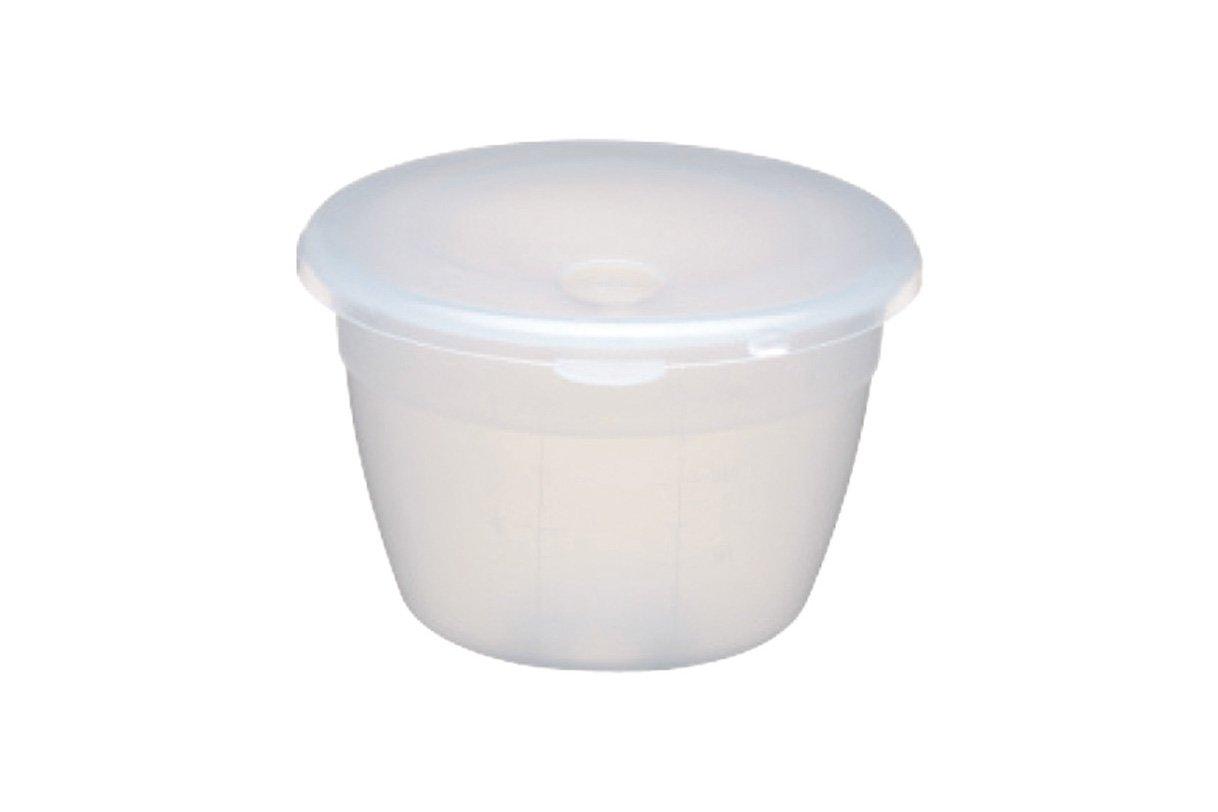 Plastic Pudding Bowl & Lid 0.15ltr