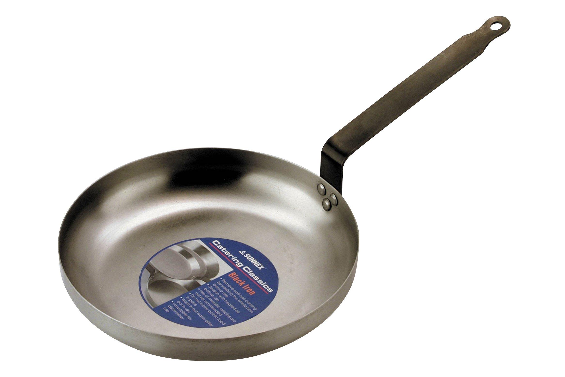 Black Iron Omelette Pan 25.4cm