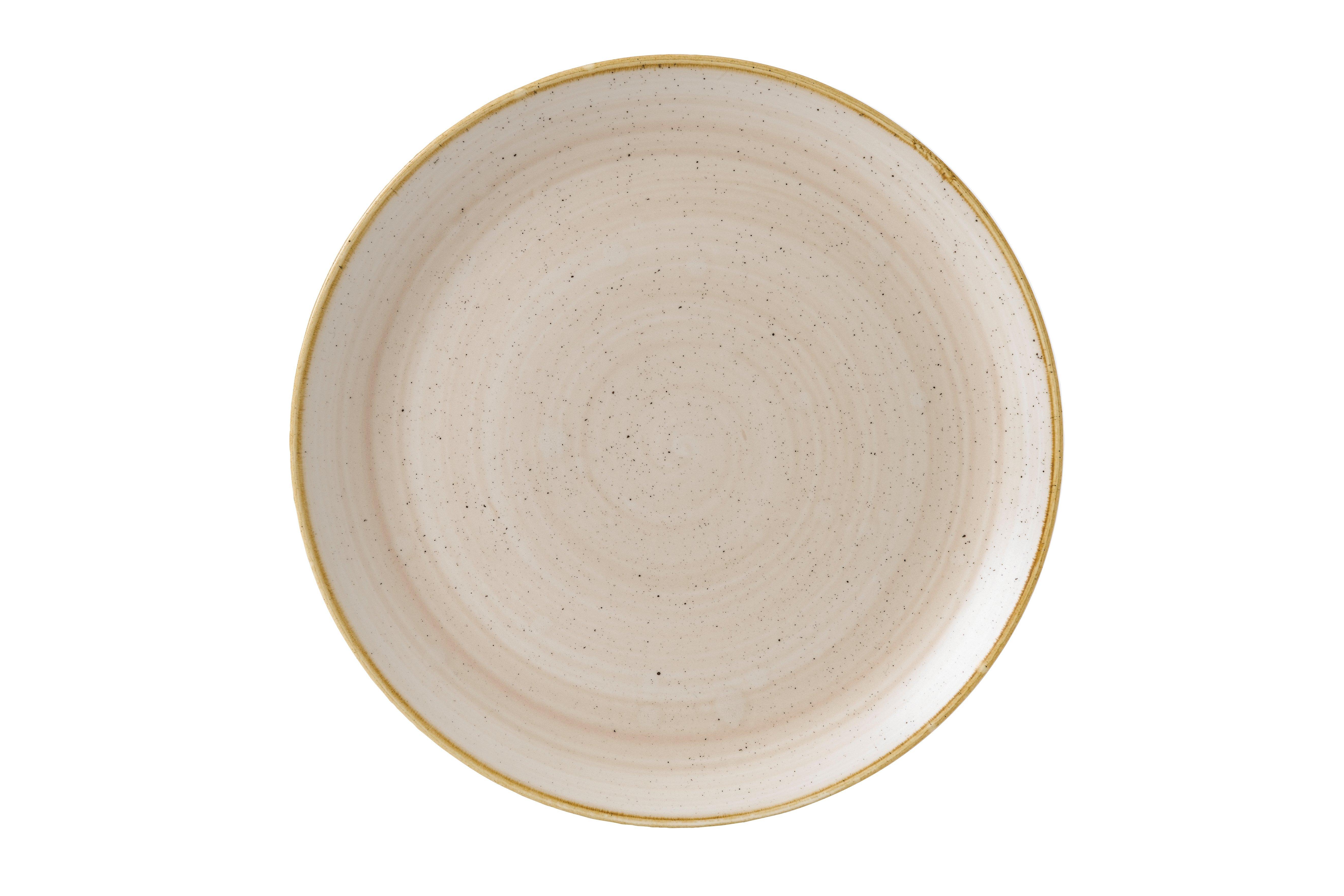 Churchill Stonecast Coupe Plate Nutmeg Cream 32.4cm