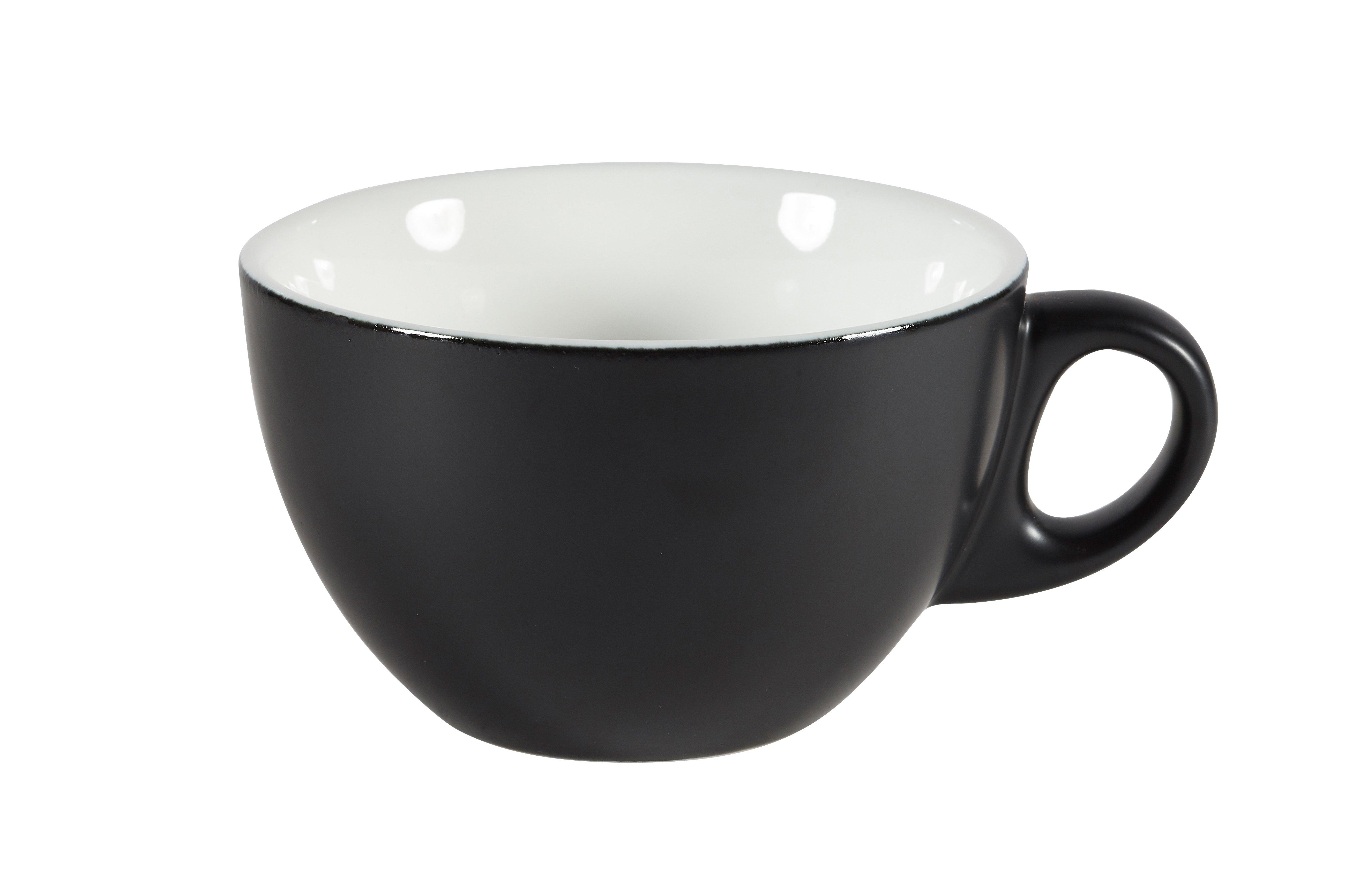 Churchill Ash Black Menu Beverage Cappuccino Cup 340ml