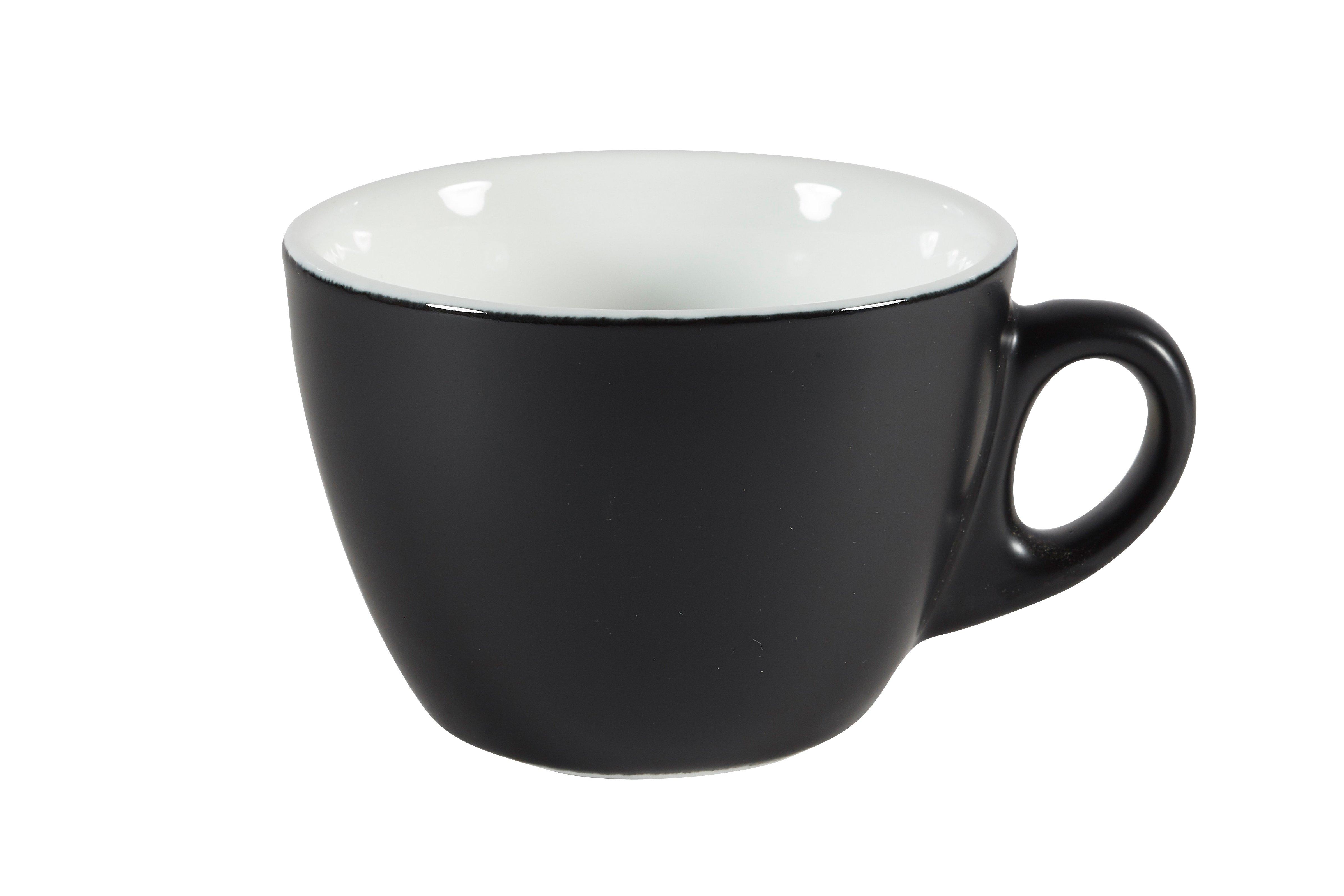 Churchill Ash Black Menu Beverage Cappuccino Cup 200ml