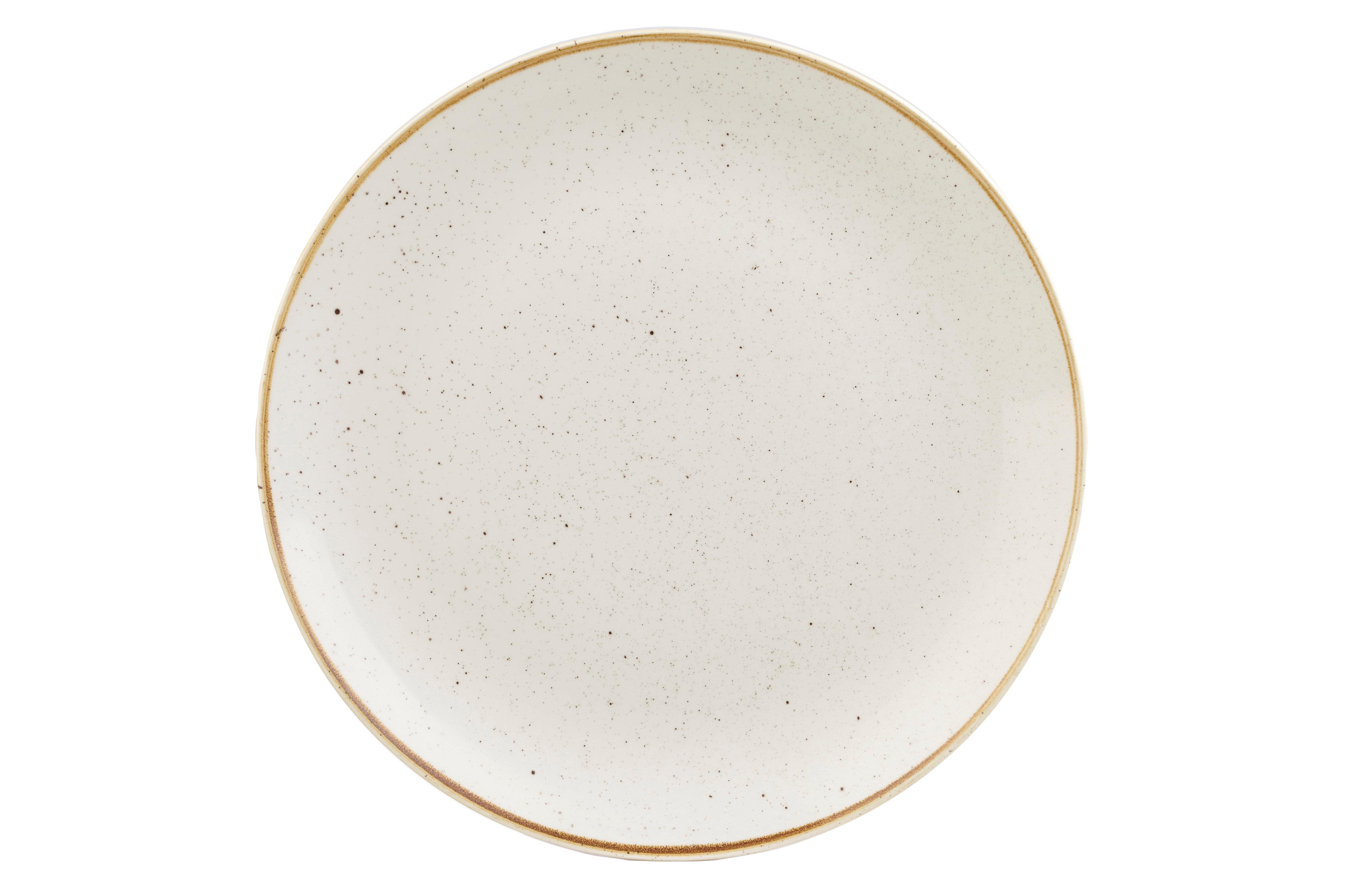 Churchill Stonecast Barley White 28.8cm Coupe Plate