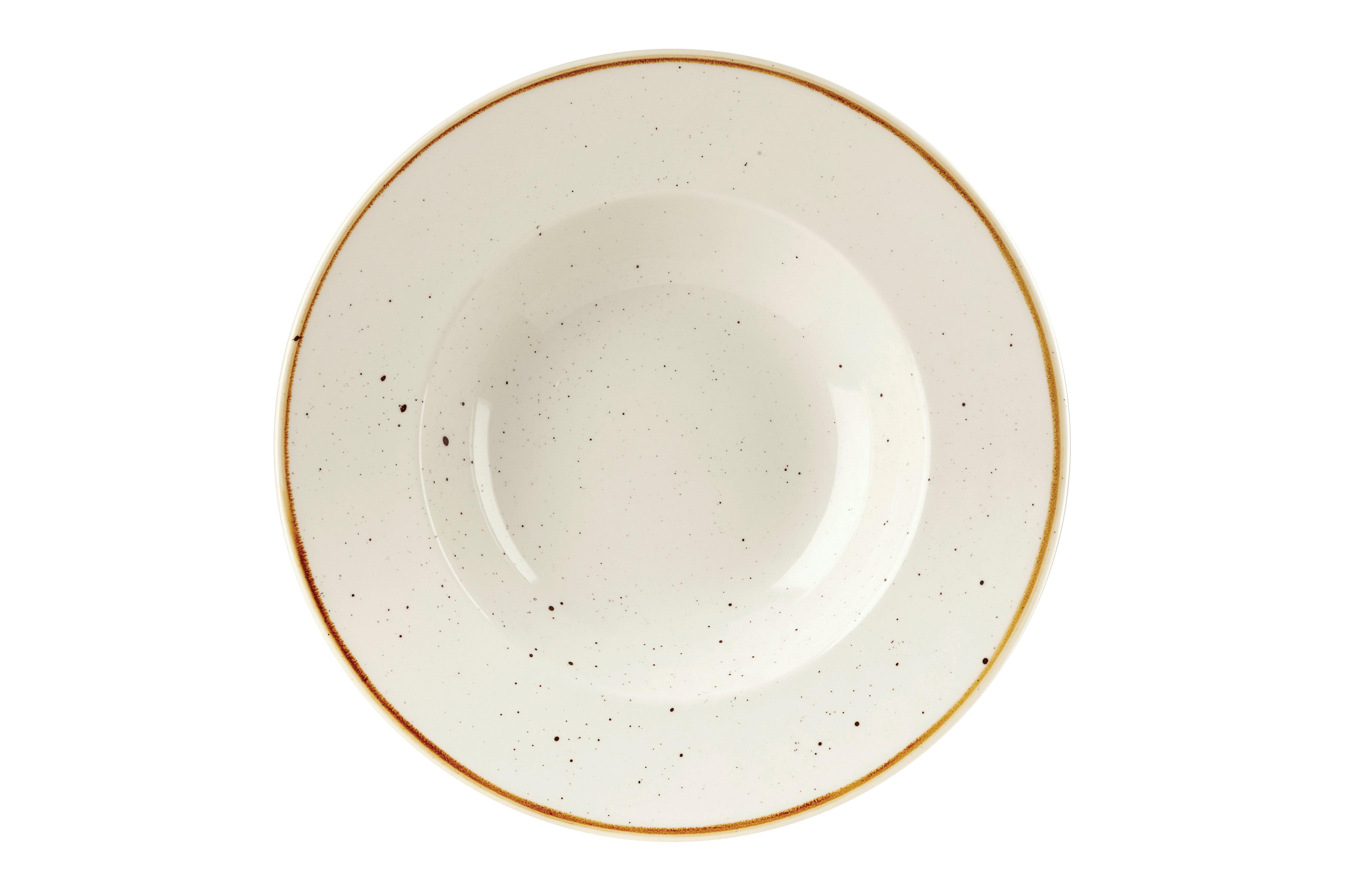 Churchill Barley White Stonecast Wide Rim Bowl 468ml