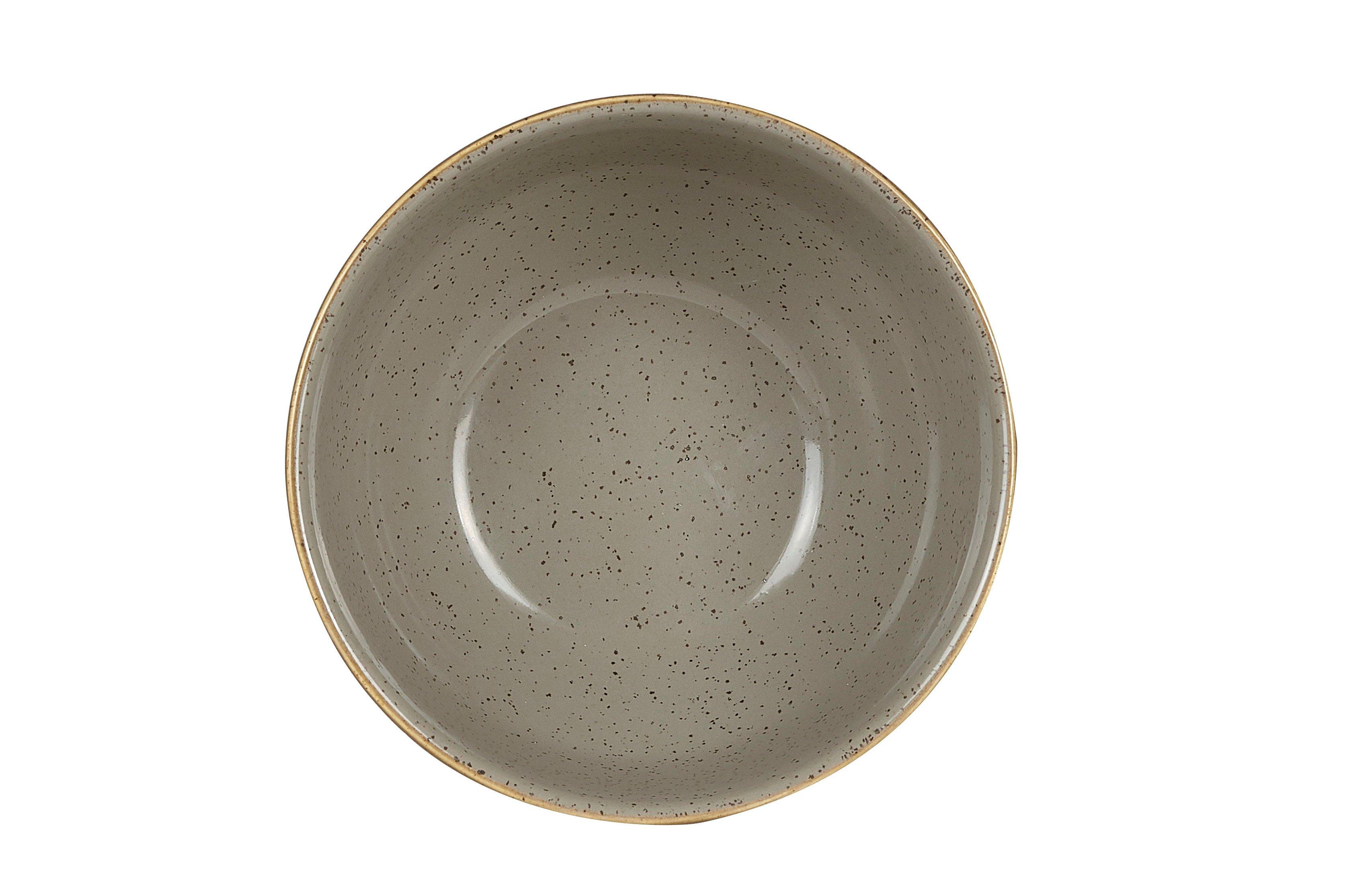 Churchill Peppercorn Grey Stonecast Soup Bowl 470ml
