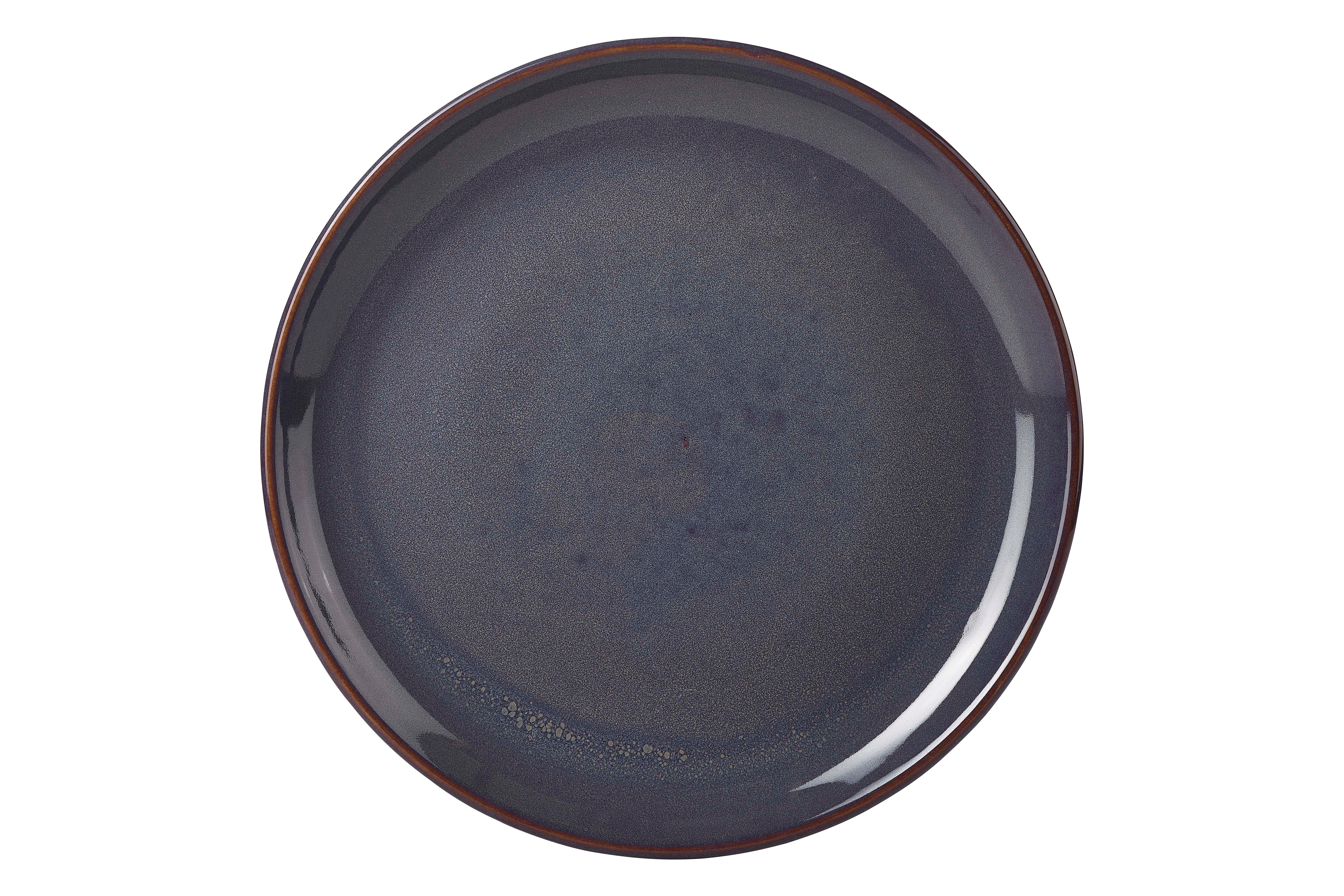 GenWare Blue Terra Stoneware Coupe Plate 27.5cm