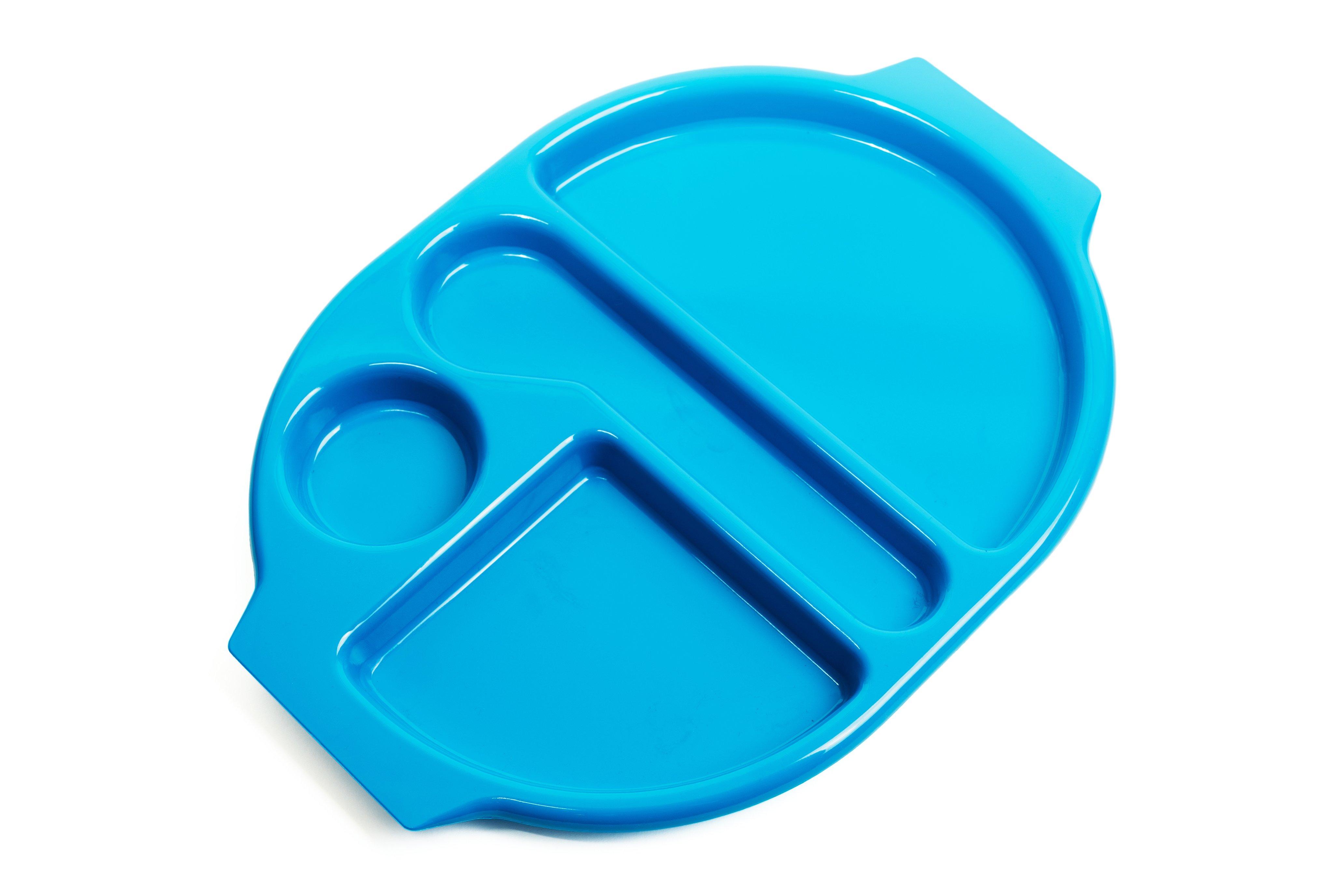 Harfield Blue Polycarbonate Large Meal Tray