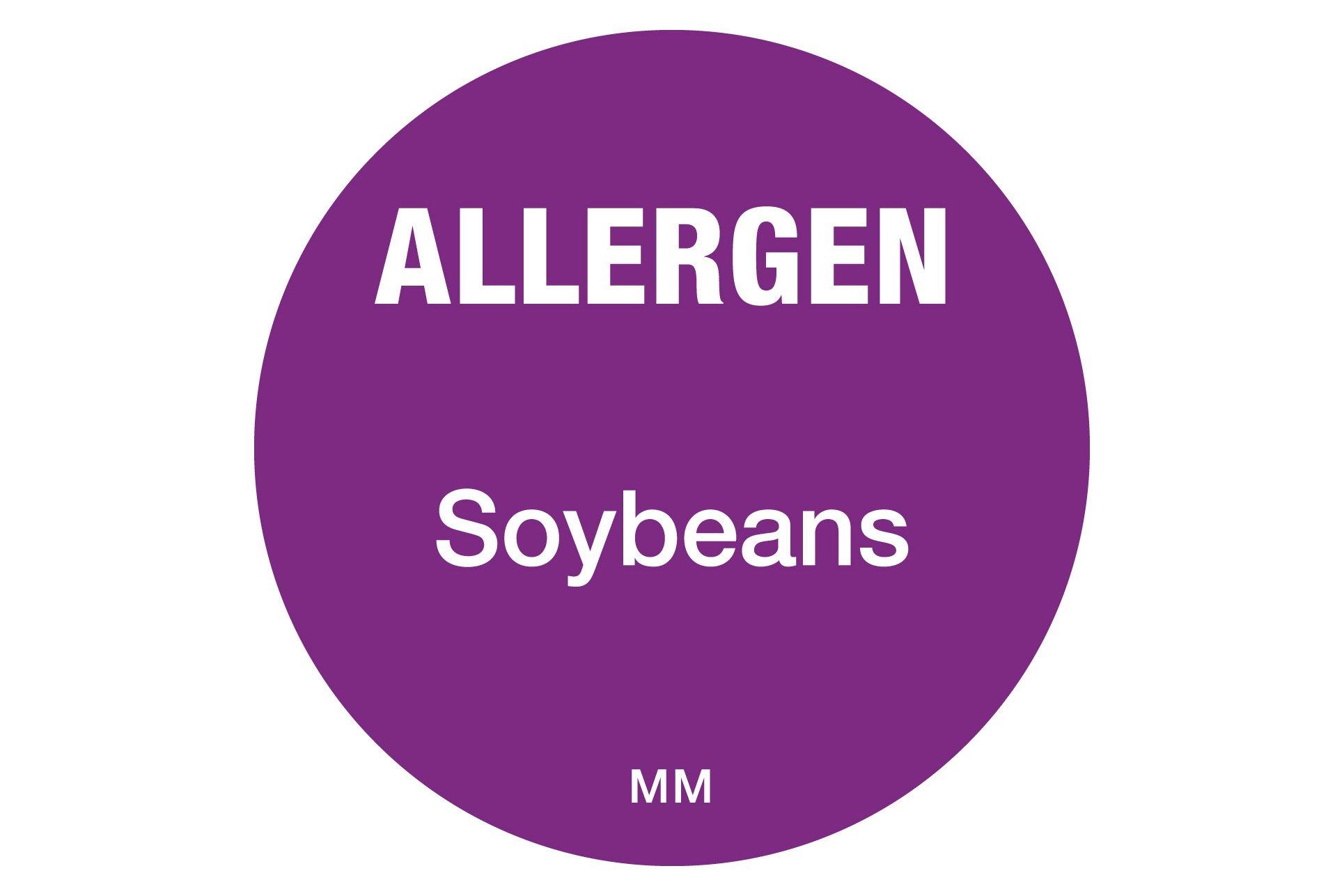 Allergen Label for Soybeans