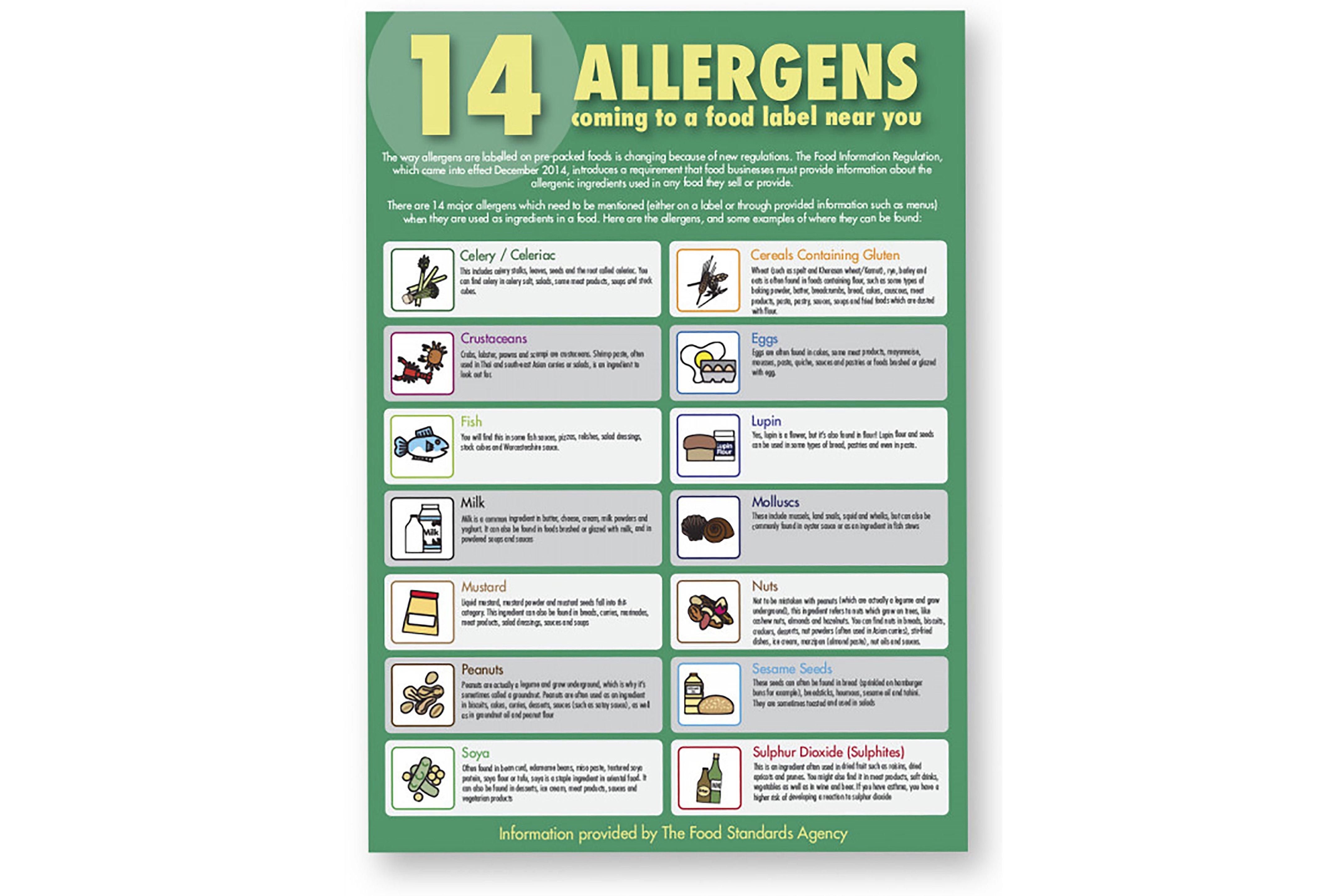 Food Allergen Guide for Staff