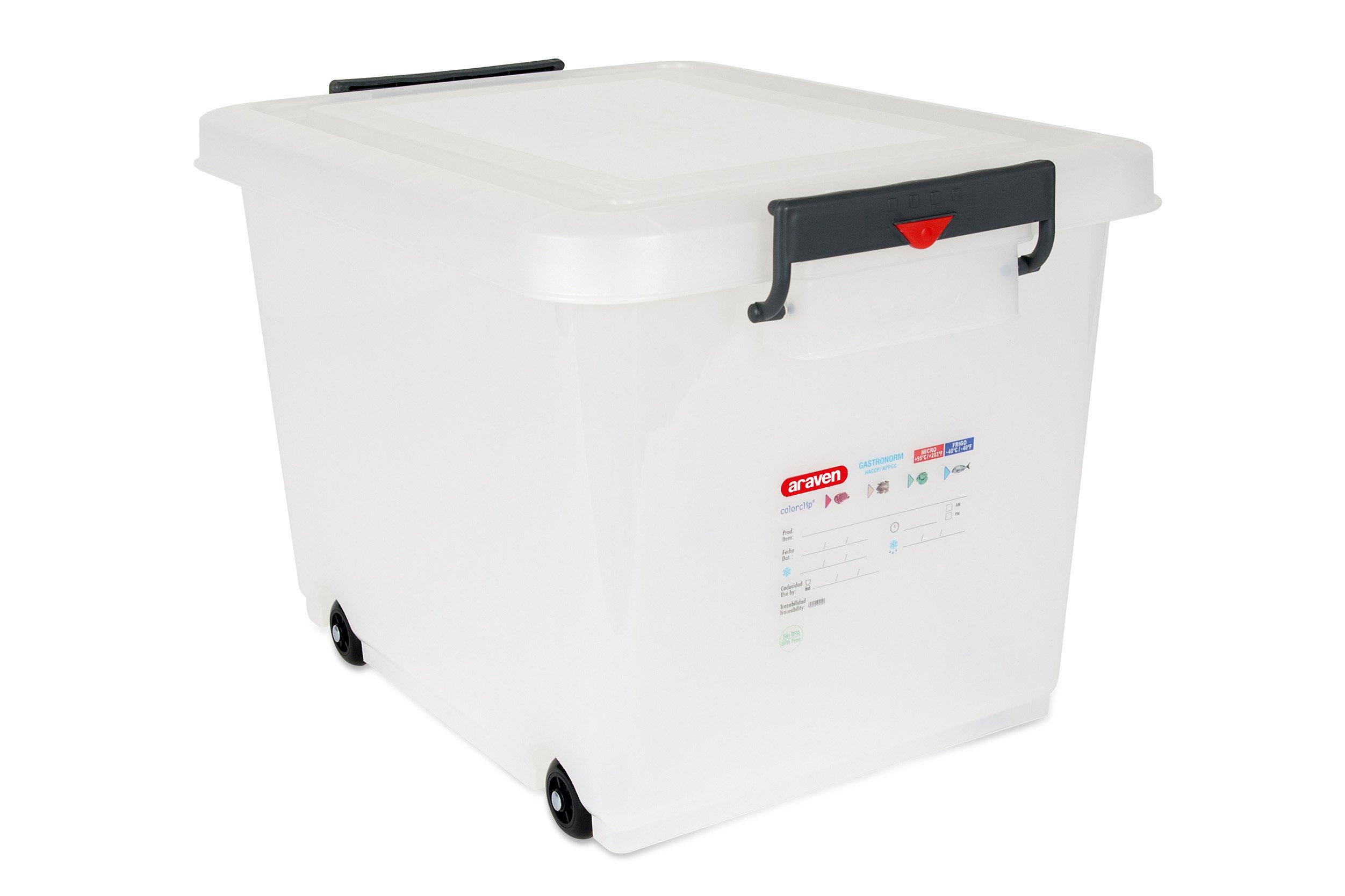 Mobile Storage Container & Lid 60ltr
