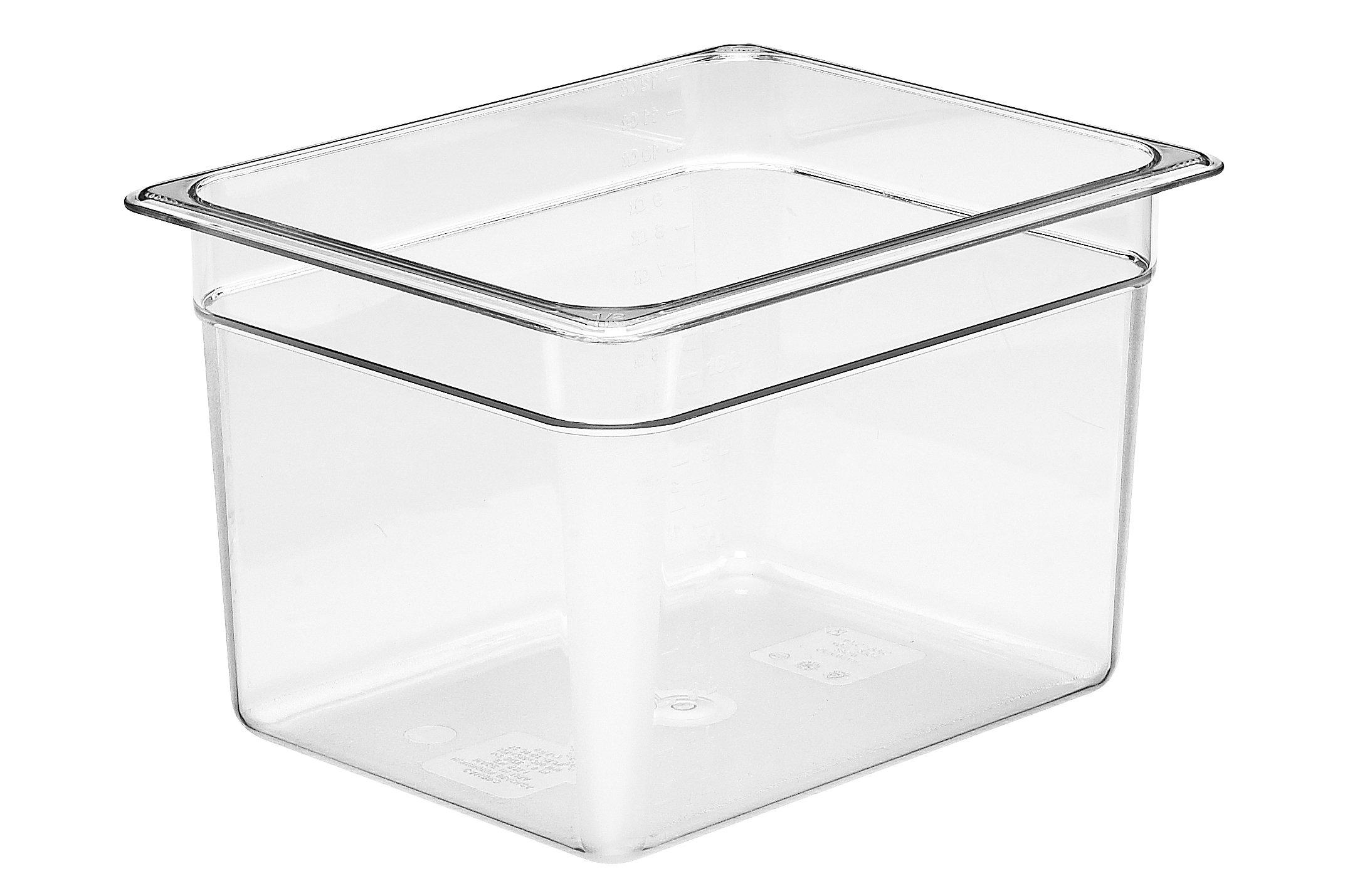 Clear Polycarbonate Container GN 1/2 x 20cm
