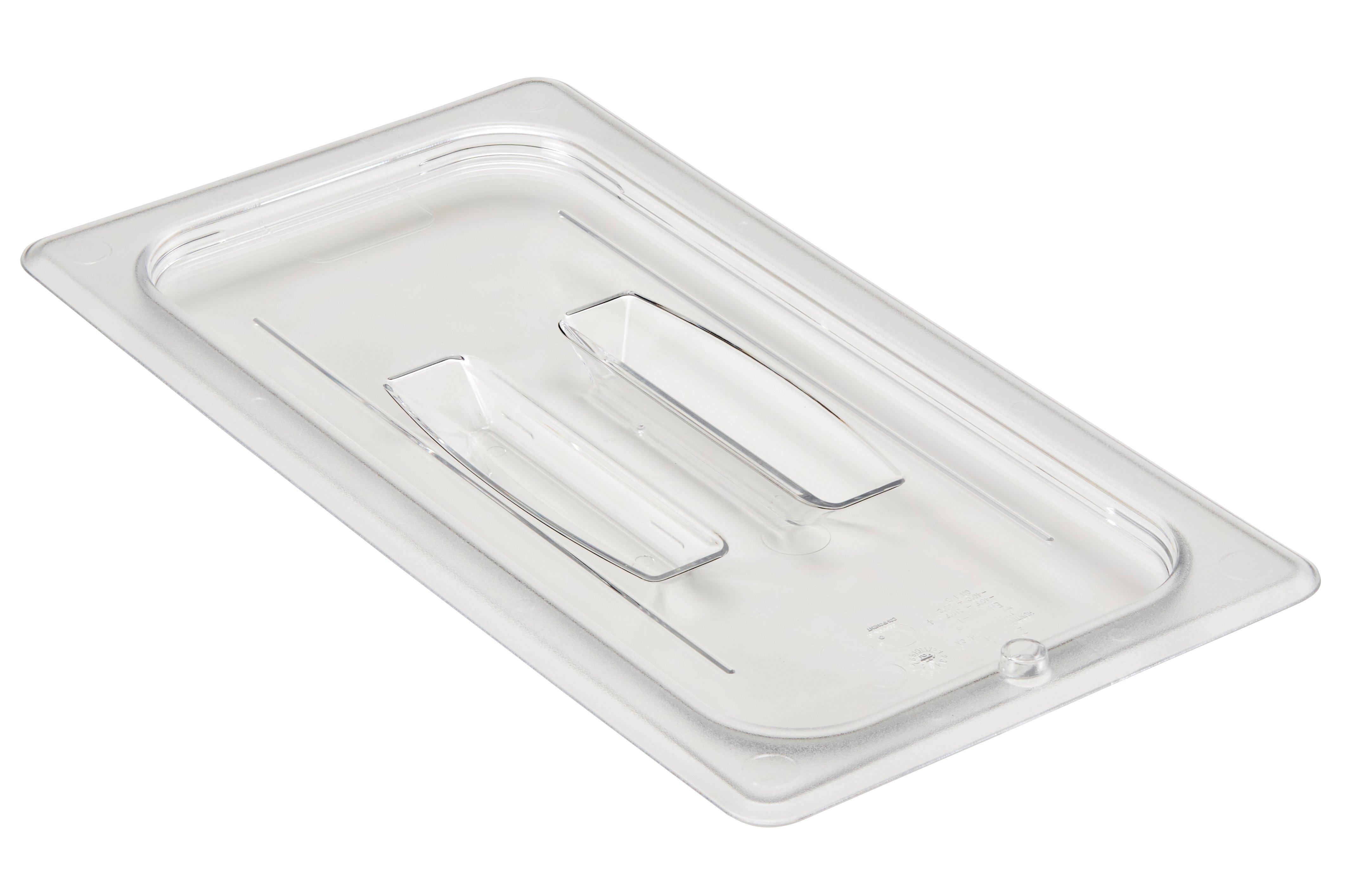 Clear 1/3 Drop On Hard Lid