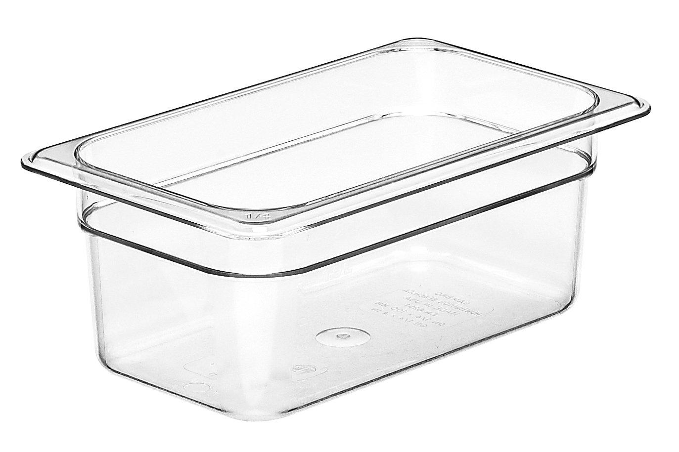 Clear Polycarbonate Container GN 1/4 x 15cm